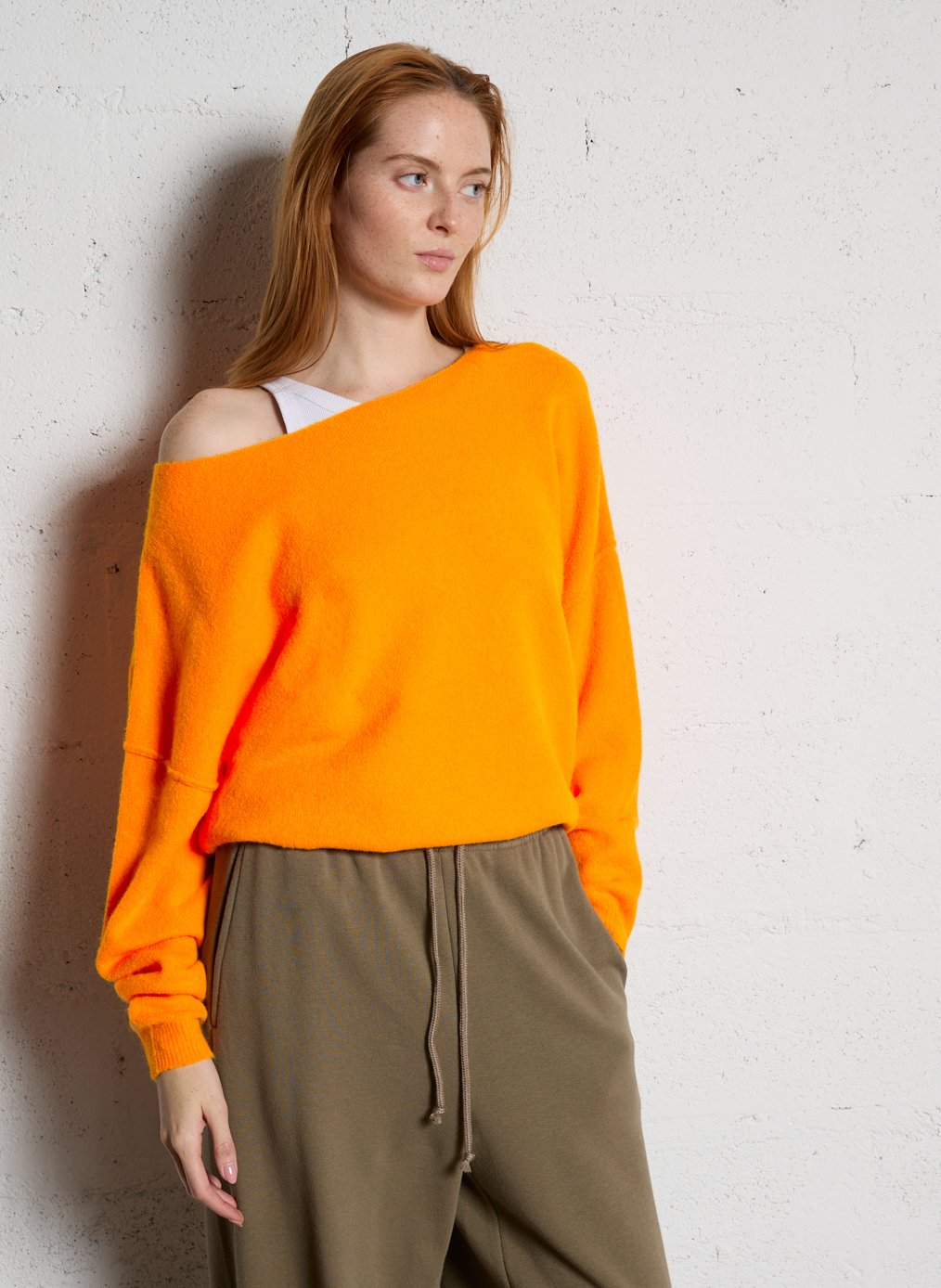 Blossom - Pullover mit U-Boot-Ausschnitt aus Wollmix AMERICAN VINTAGE