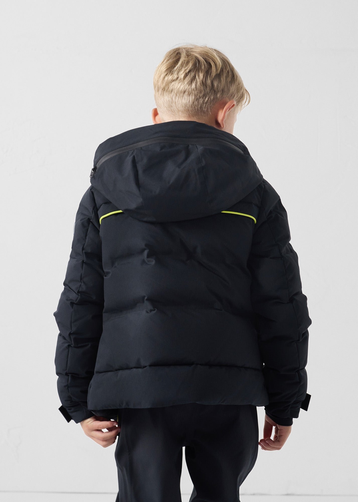 Doudoune ski enfant grand froid cembros JOTT Noir