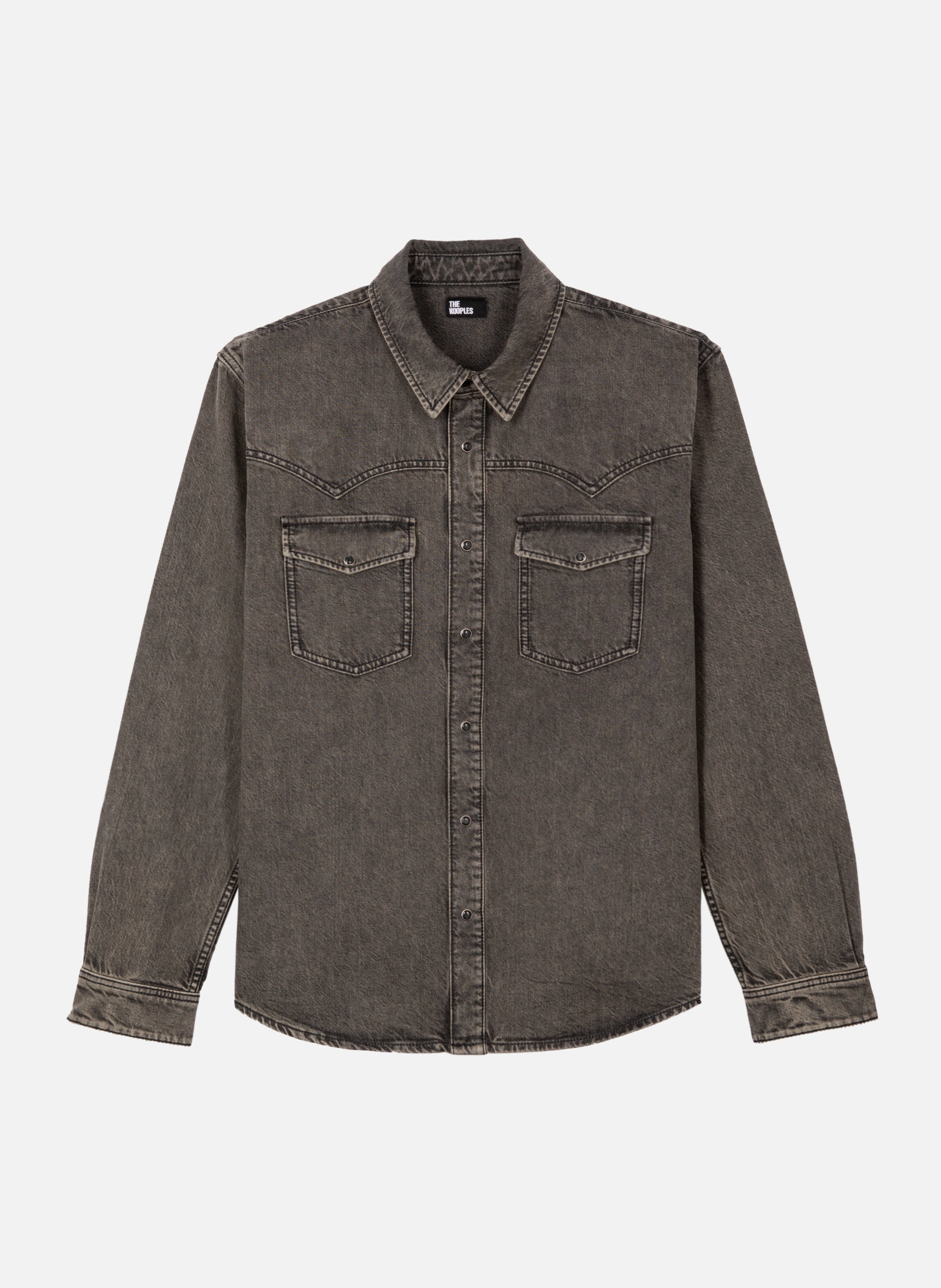Denim shirt THE KOOPLES Grey