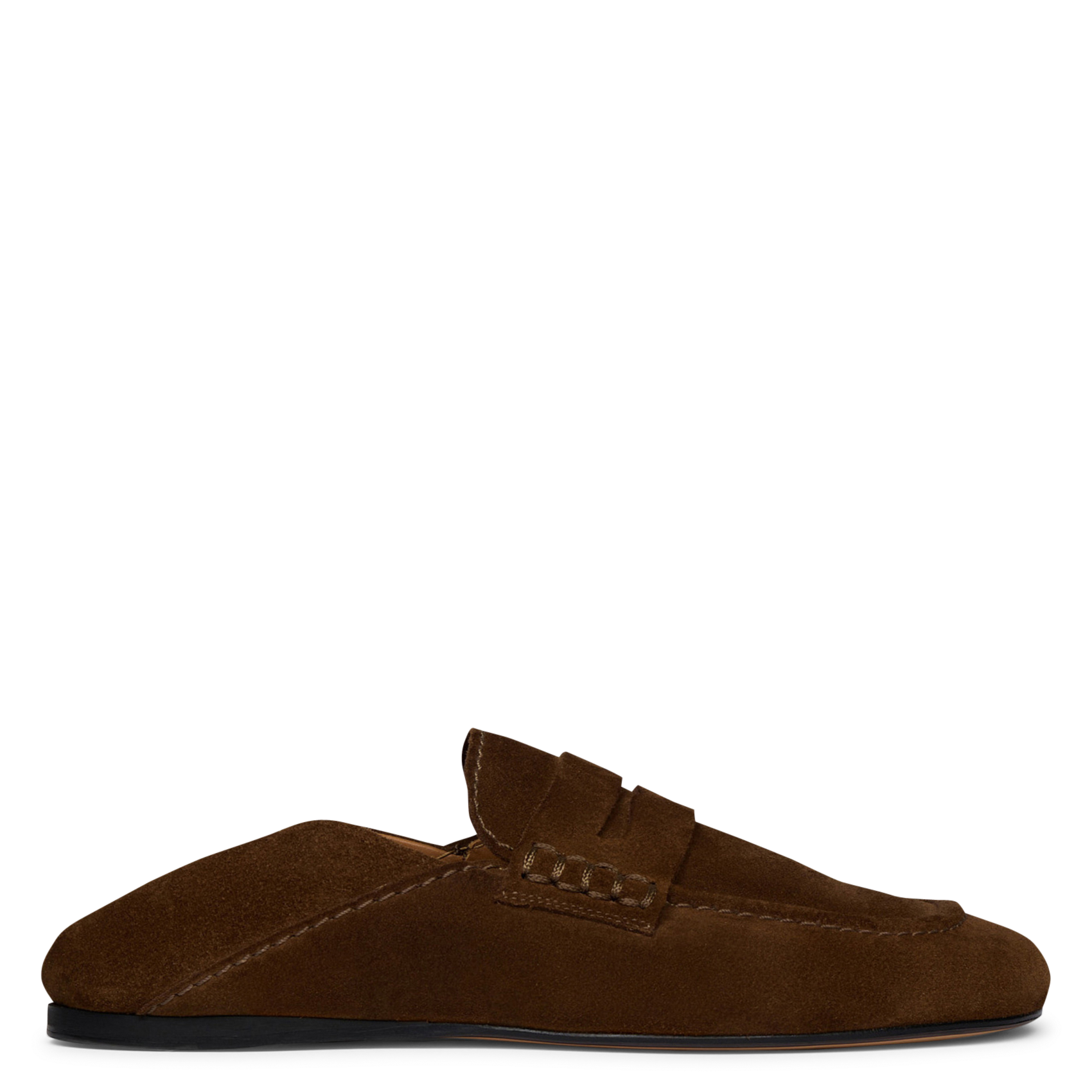 Mocassins en cuir velours SANDRO Marron