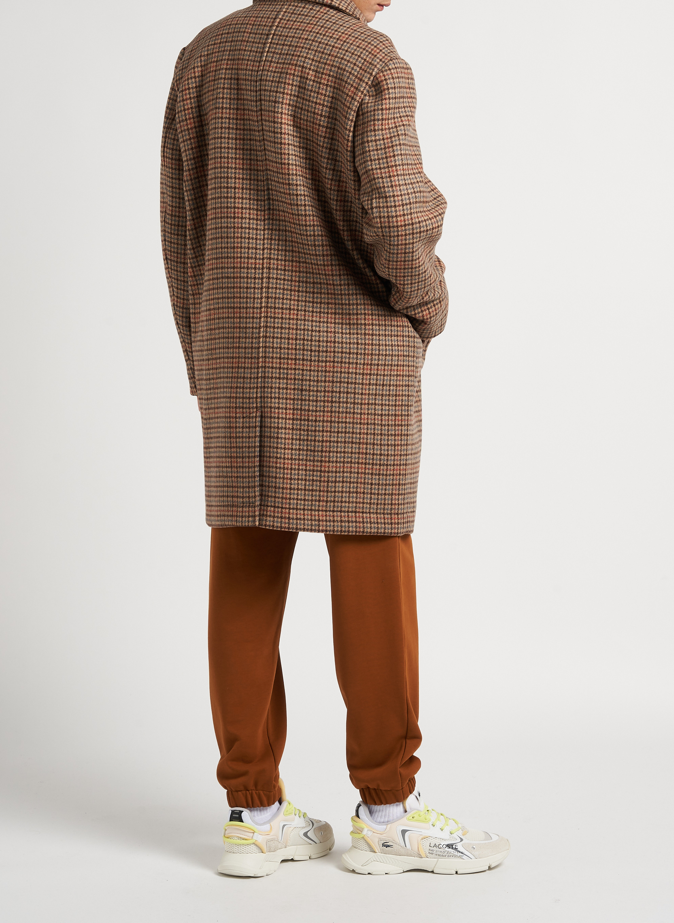 Manteau col classique en laine mélangée  SELECTED Bleu