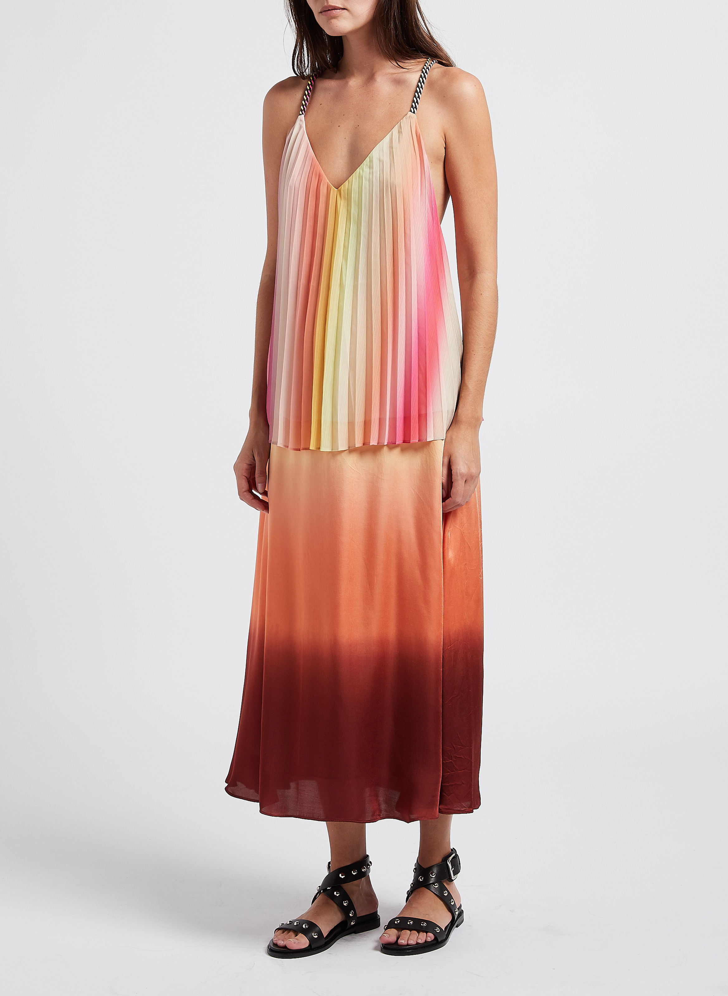 Printed V-neck top SCOTCH AND SODA Multicolored