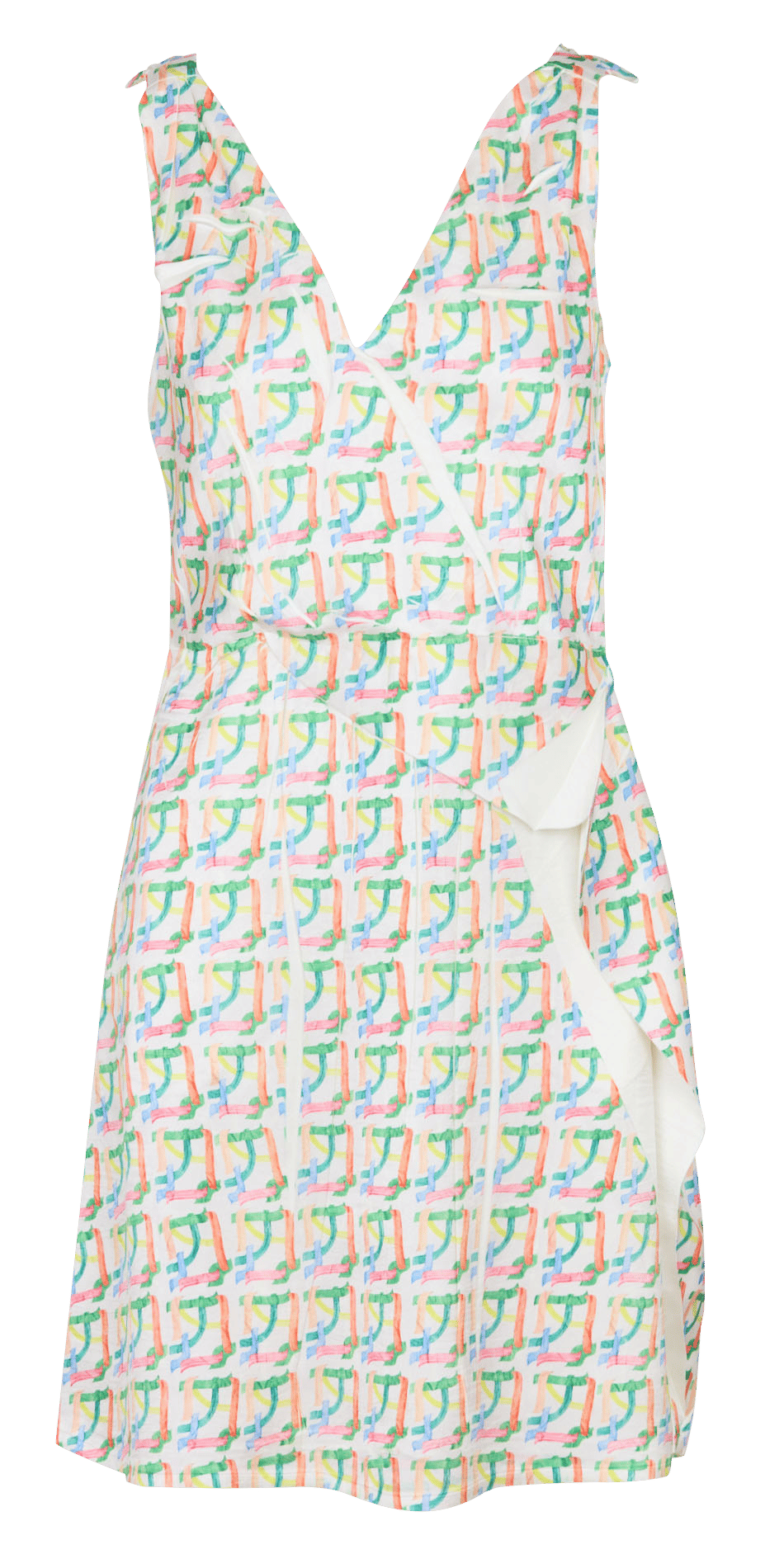 Flared short dress COTELAC ACOTE White