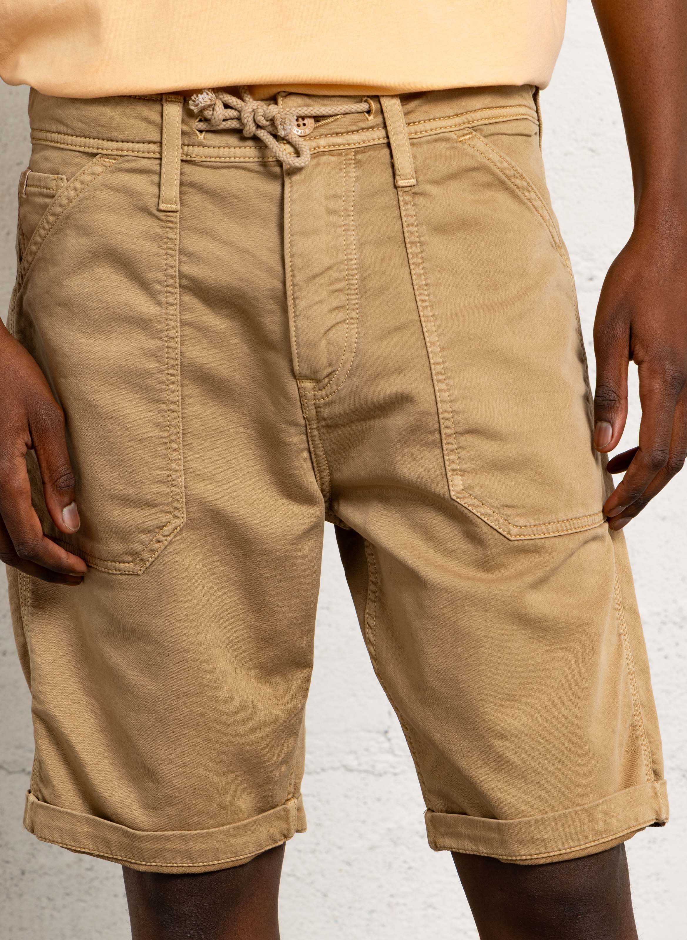 Cotton-blend Bermuda shorts LE TEMPS DES CERISES White