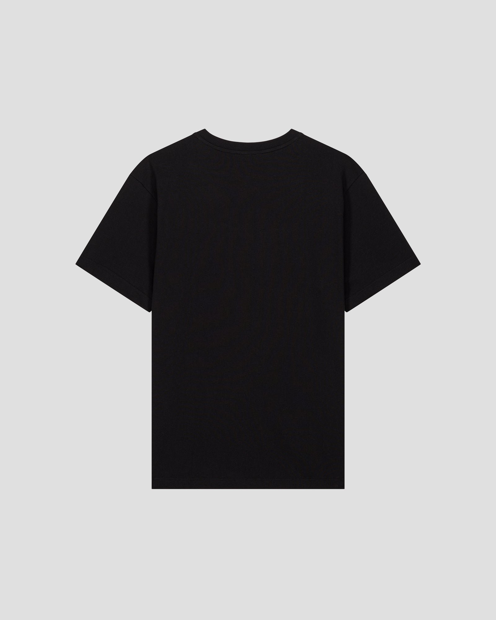 T-shirt col rond mixte imprimé samet JOTT Noir