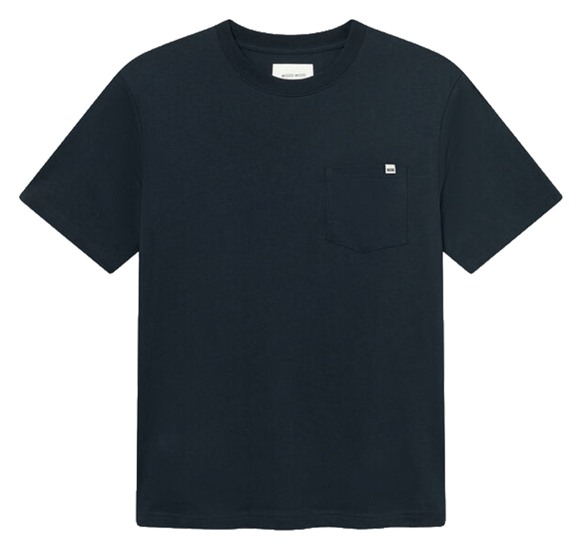 Recht T-shirt van biokatoen WOOD WOOD Blauw
