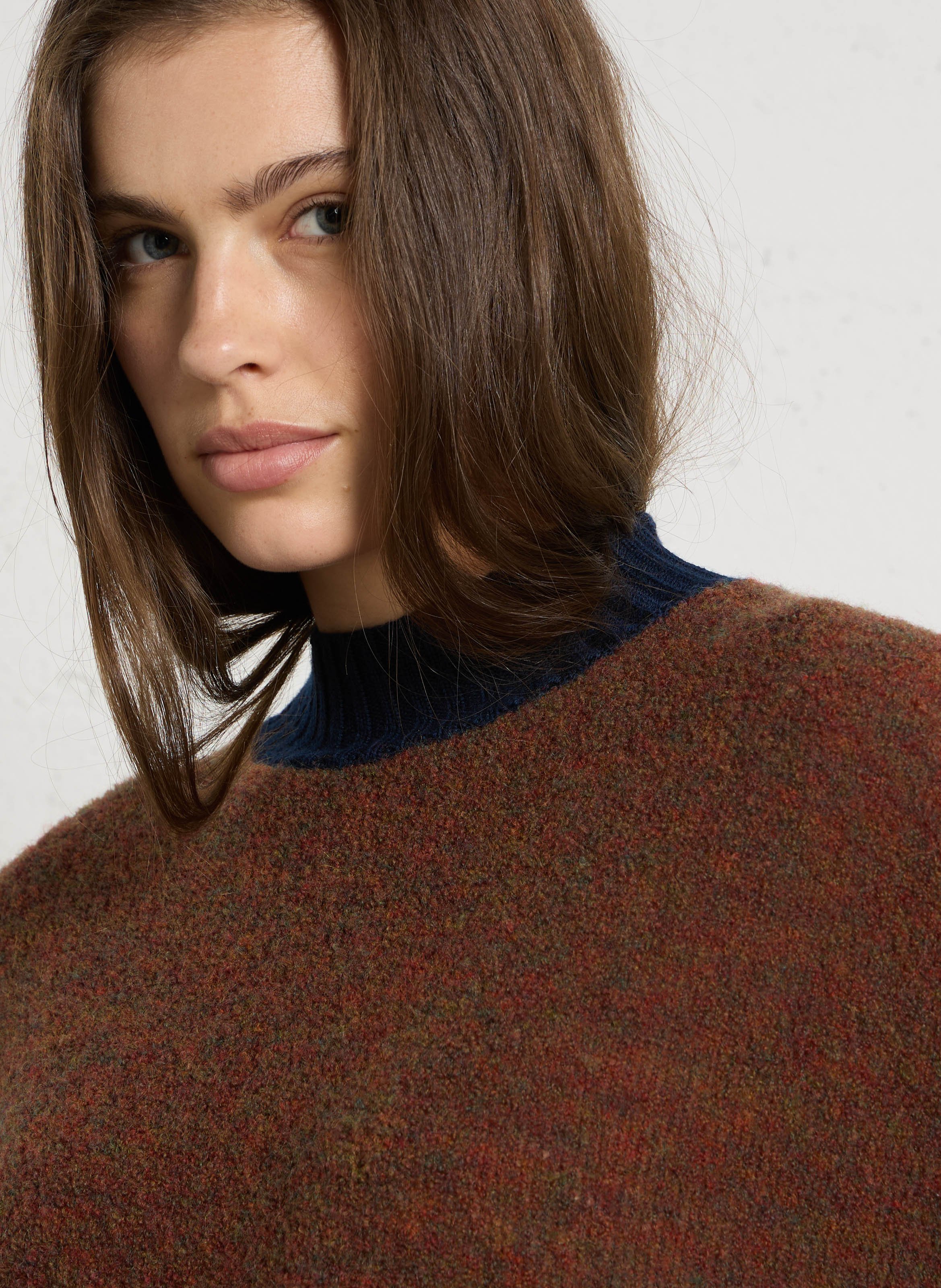 Oversized wool-blend sweater MOMONI Brown