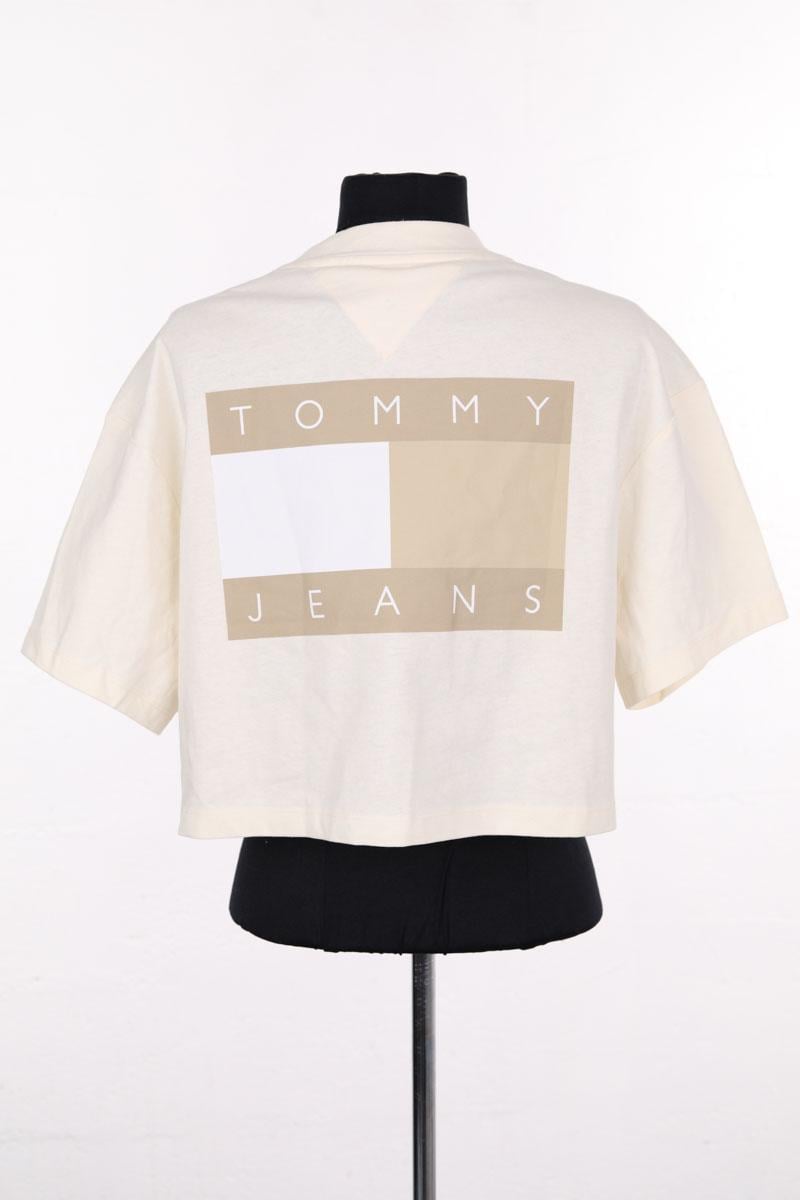 T-shirt TOMMY HILFIGER - SECONDE MAIN Beige