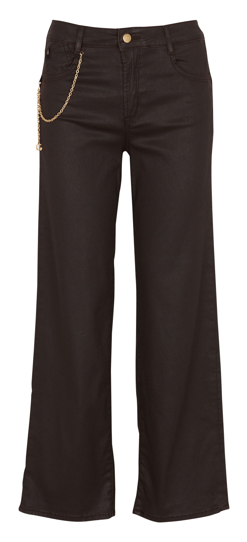 Straight Cut Jeans aus Baumwoll-Mix LE TEMPS DES CERISES Braun