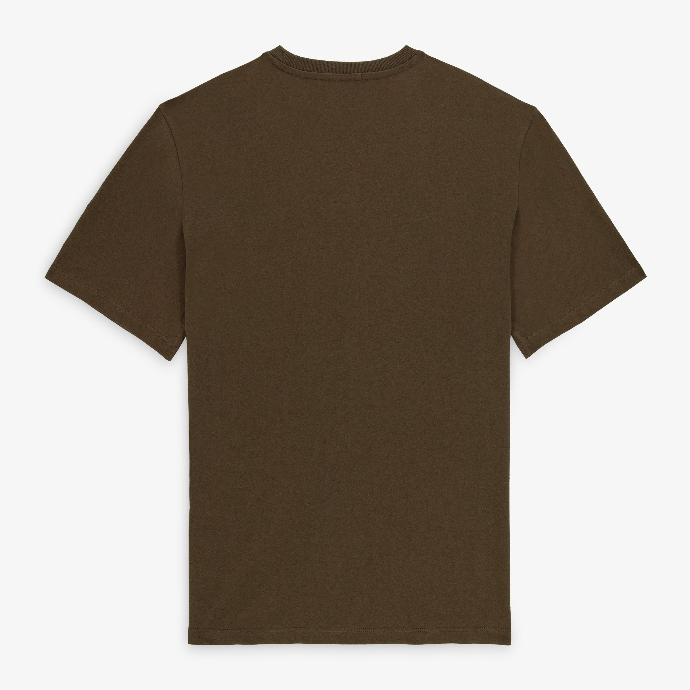 100% cotton jersey short-sleeved T-shirt SERGE BLANCO Brown