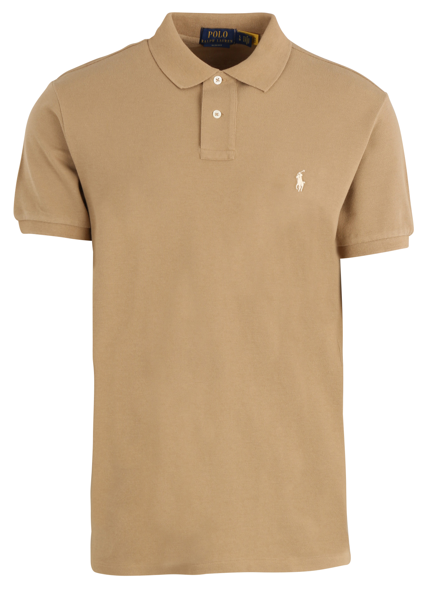 Baumwoll-Poloshirt - tailliert, kurzärmlig POLO RALPH LAUREN