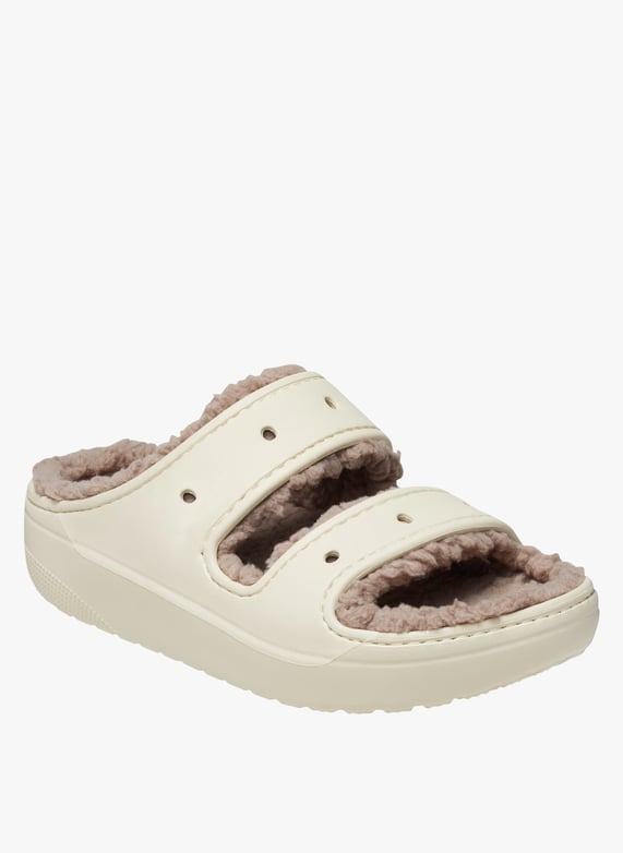 Sandales fourrees Beige