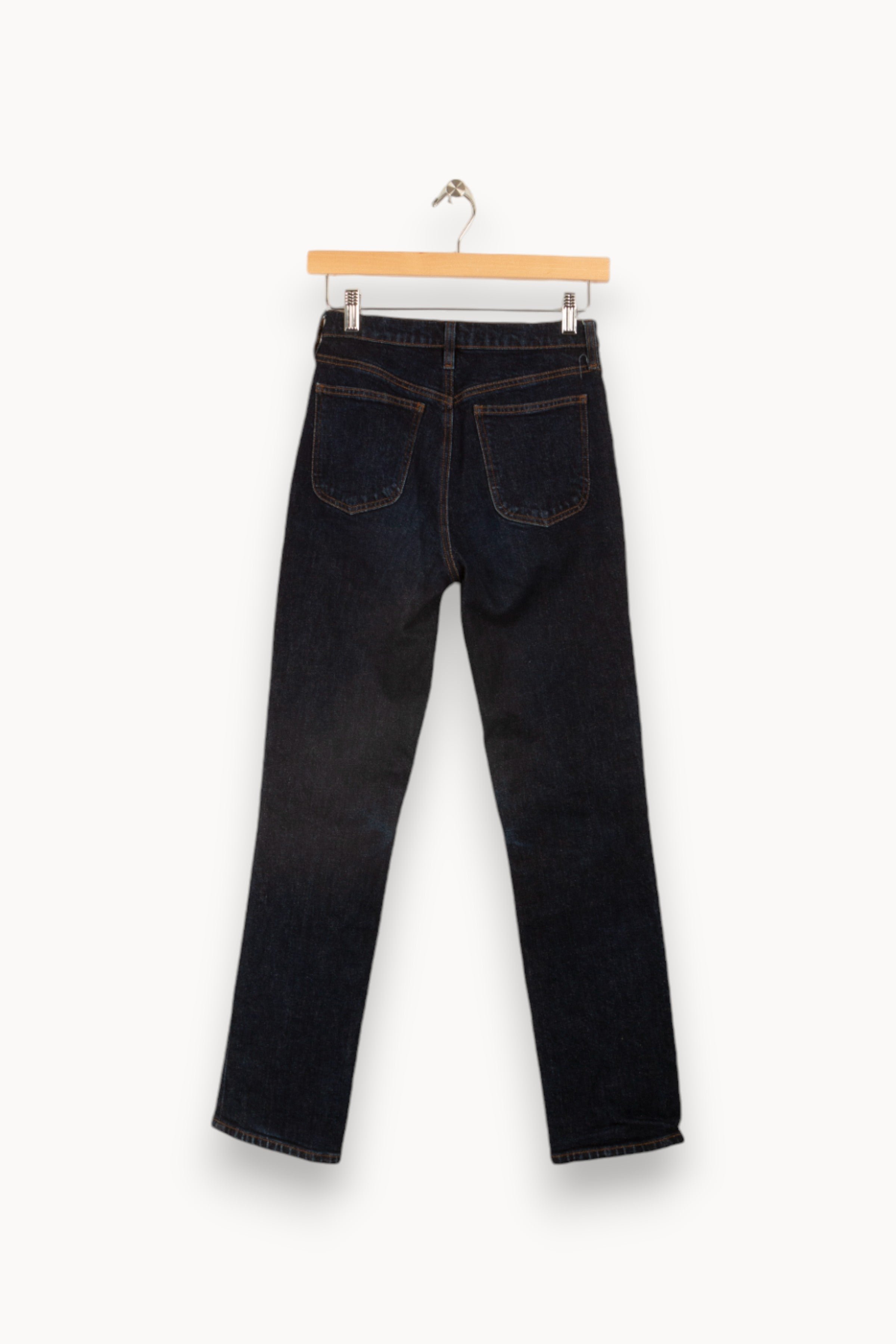 Cropped slim jeans with studs COMPTOIR DES COTONNIERS - Seconde main Blue