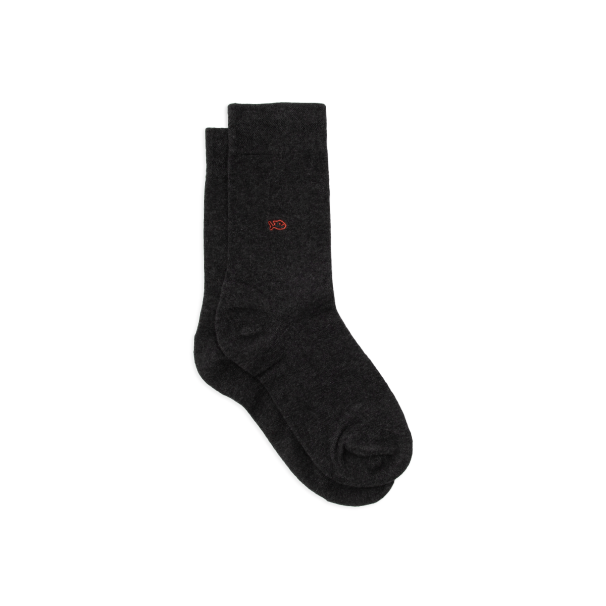 Solid combed cotton socks BILLYBELT Grey