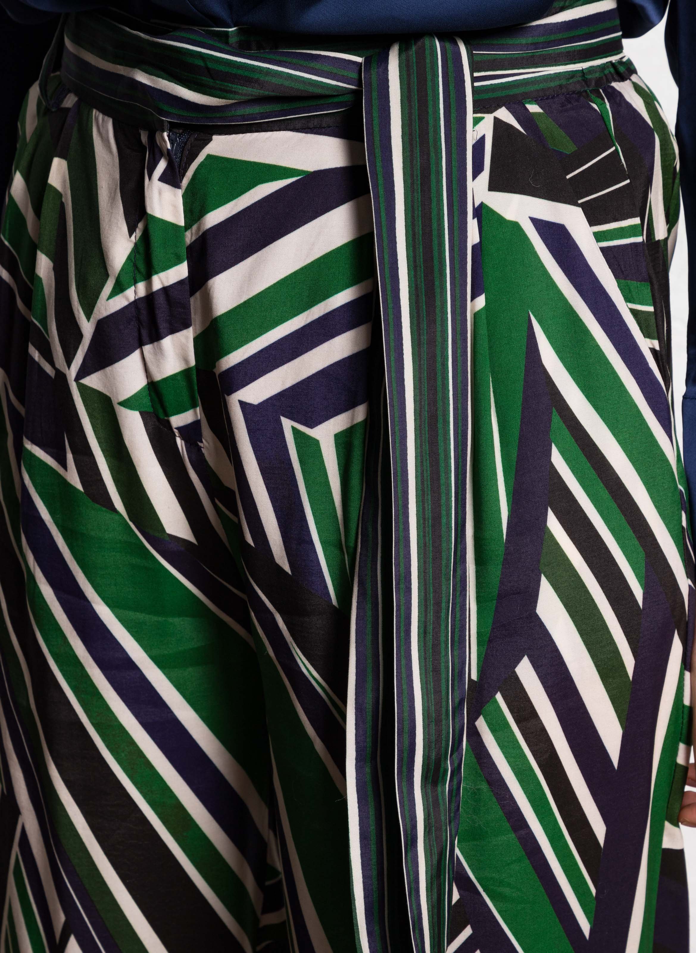 Azawood high-waisted wide-leg trousers LA PETITE ETOILE Multicolored