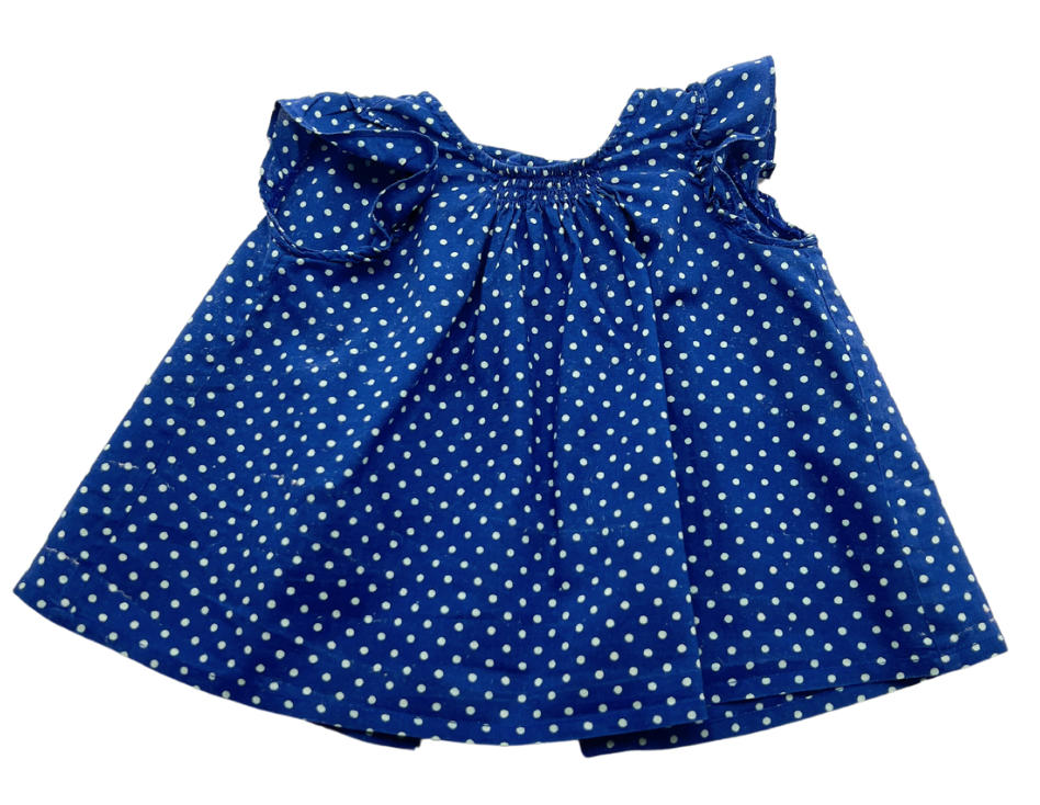 Blue baby blouse - 3 months BONPOINT - Seconde Main Blue