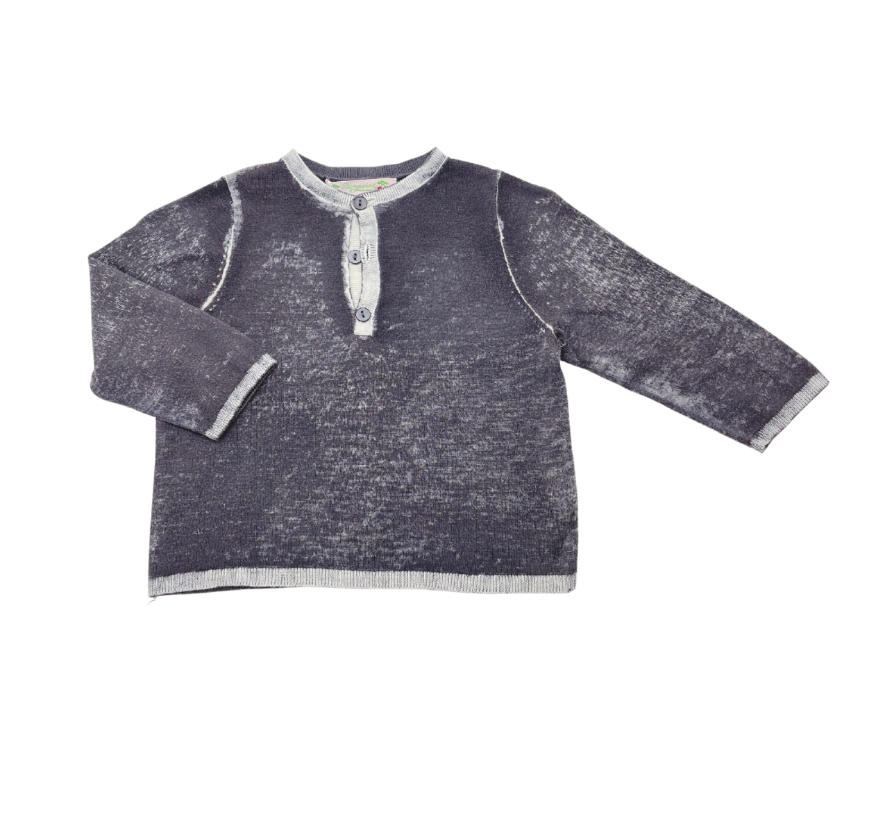 Grey baby sweater - 18 months BONPOINT - Seconde Main Grey