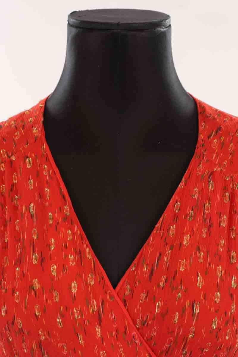 Polo shirt SEZANE - Seconde main Red