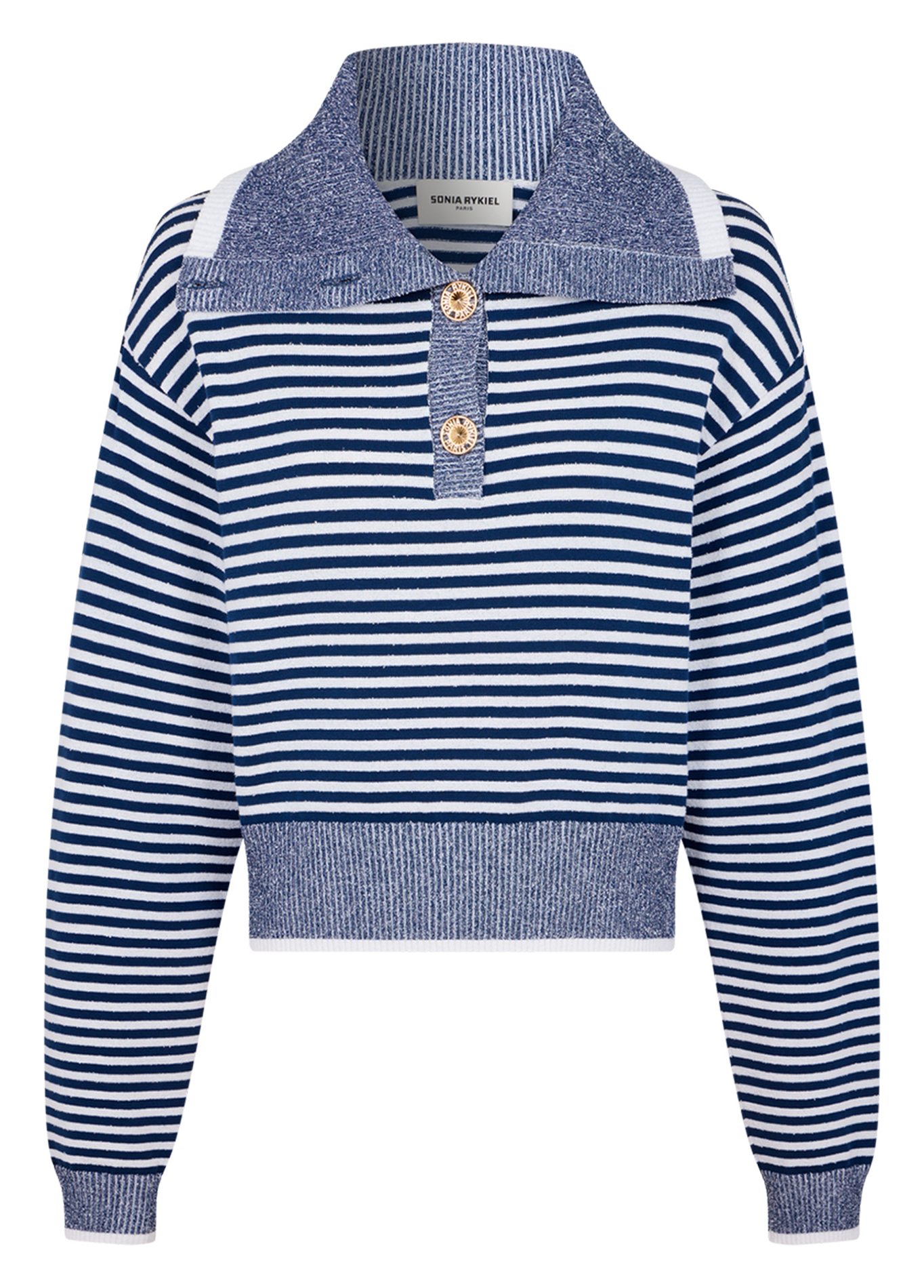 Pull droit en maille rayée SONIA RYKIEL Multicolore