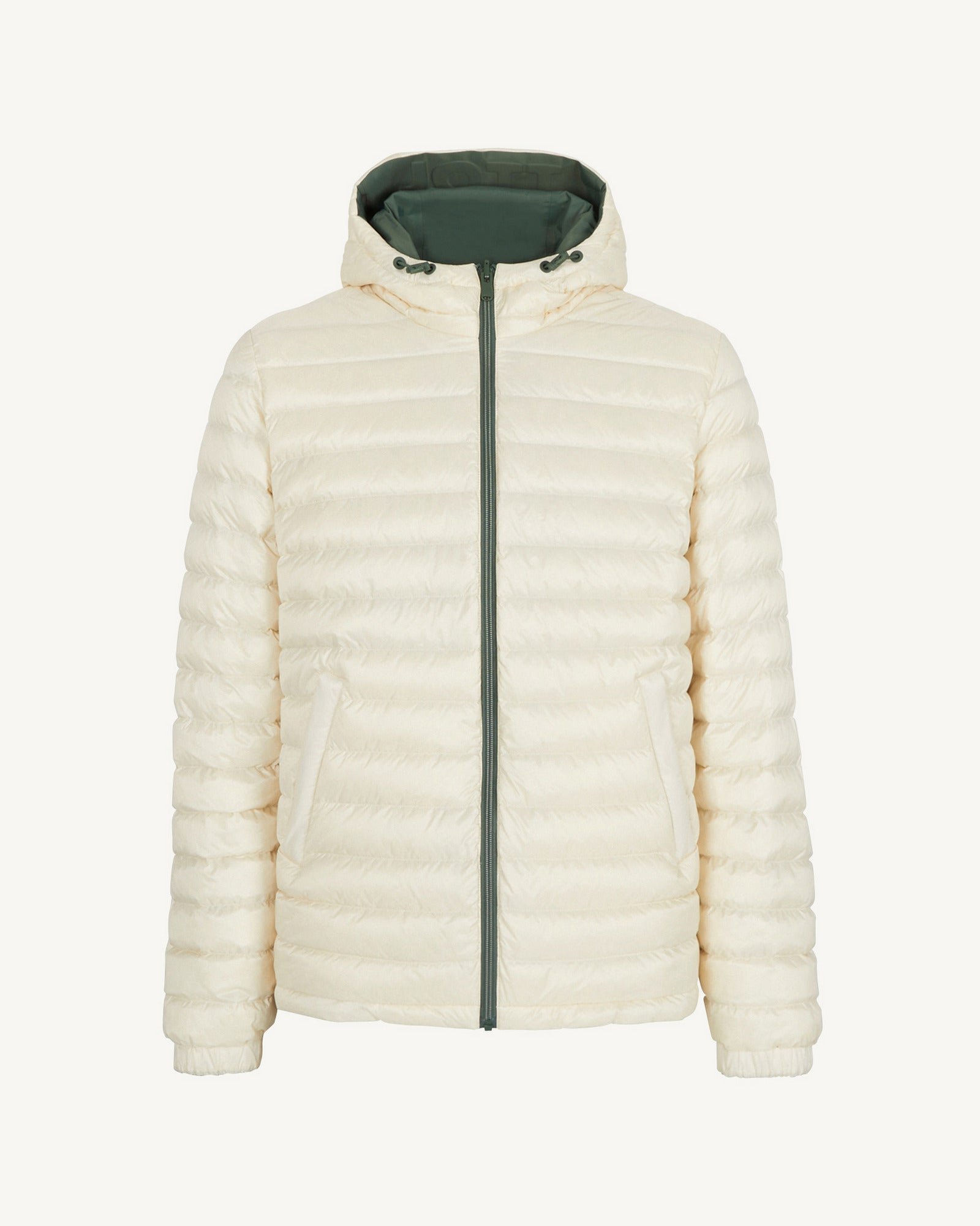 Reversible hooded down jacket bergen 2.0 JOTT Green