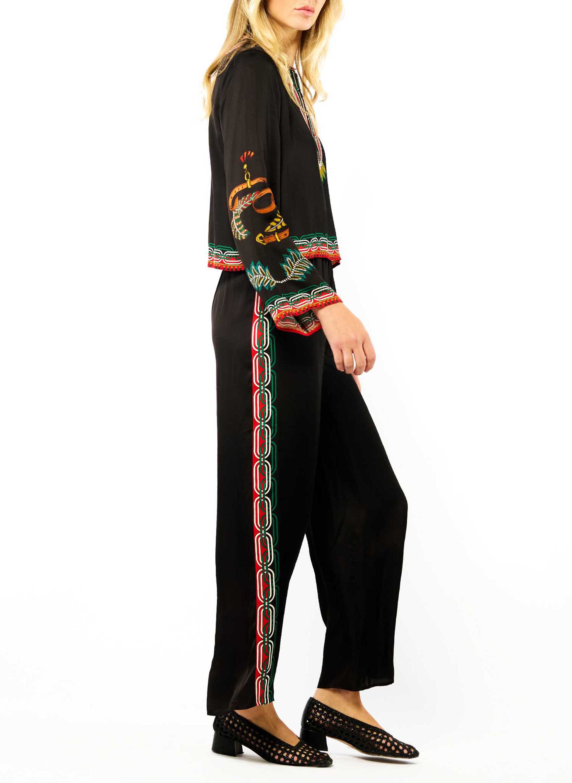 Wide trousers WILD Black