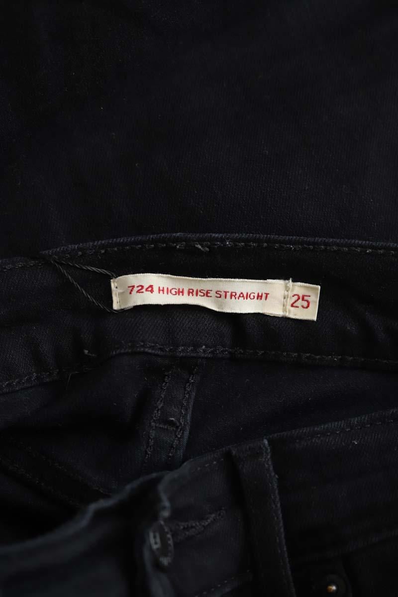 Cotton skinny jeans LEVI'S - Seconde main Black