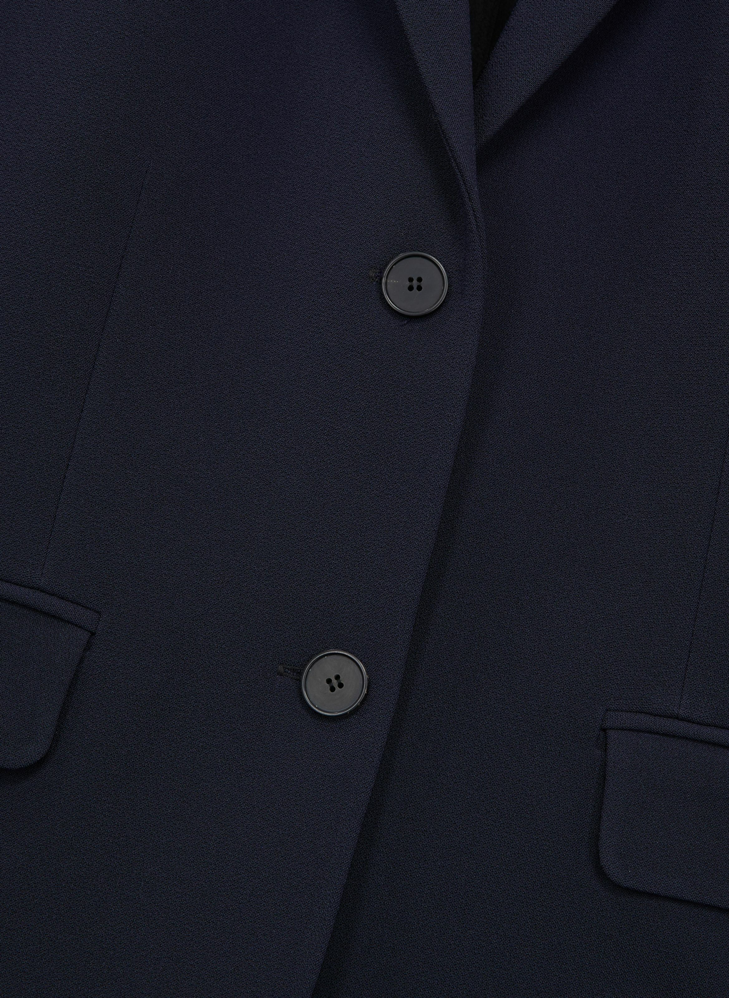 Structured crepe suit jacket THE KOOPLES Blue