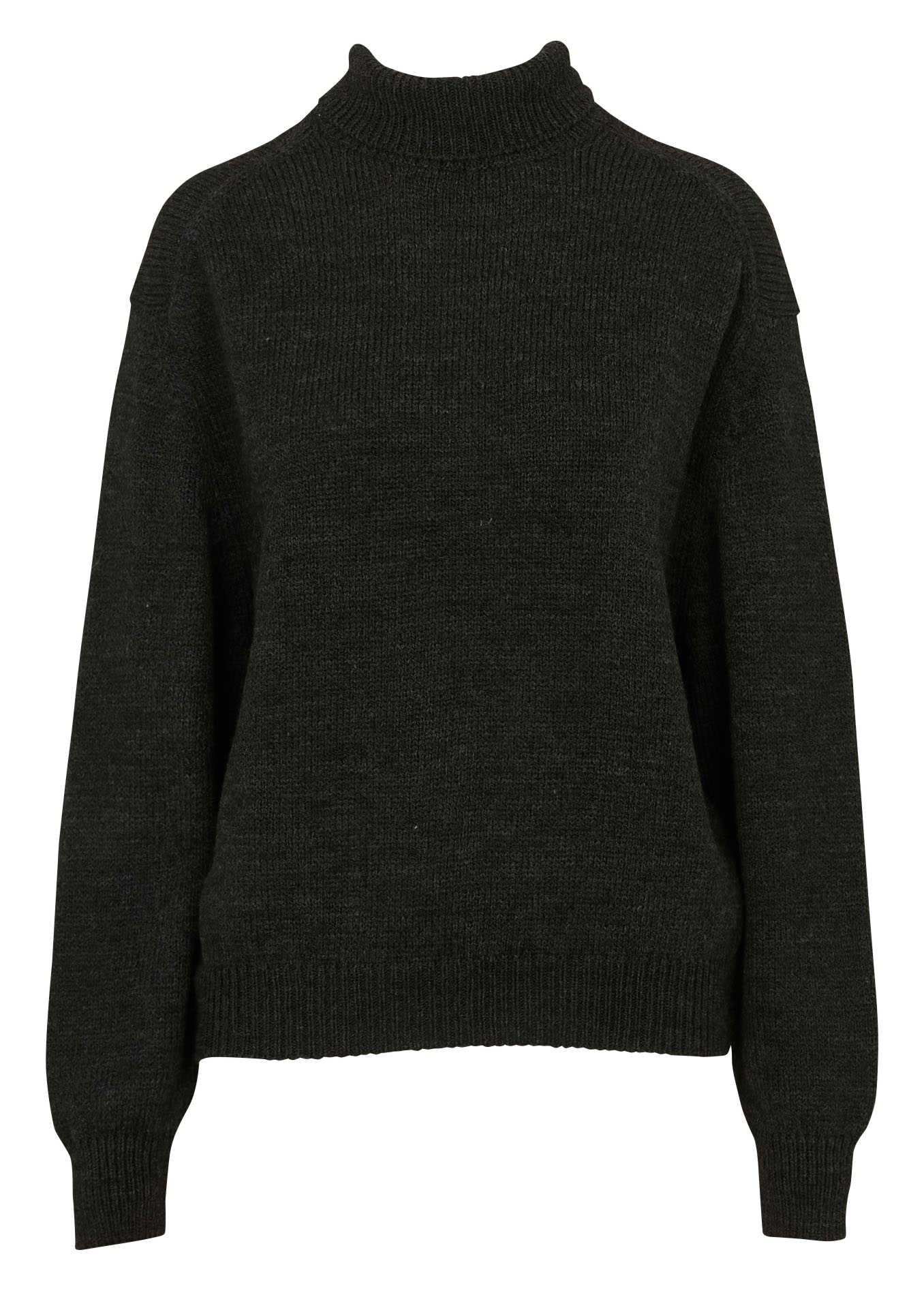 Col roulé ample en alpaga mélangé MASSCOB Noir
