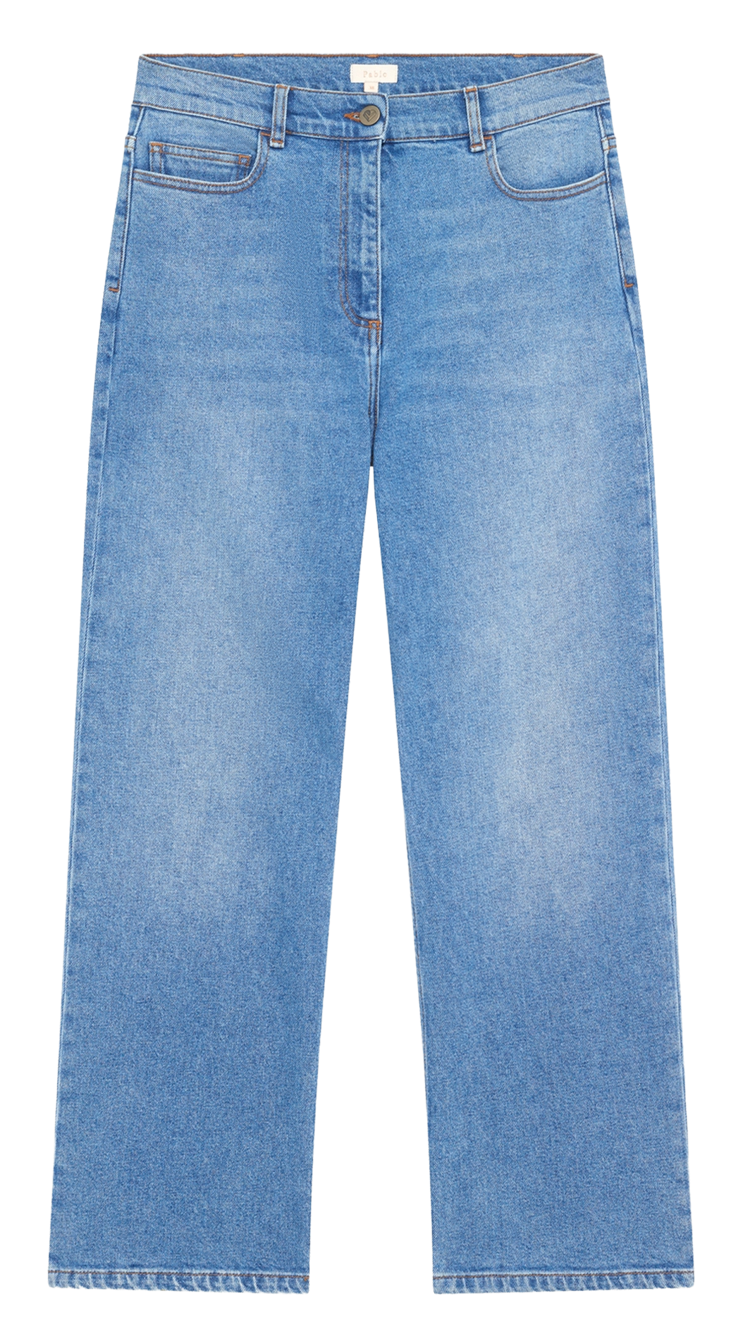 Faded straight jeans PABLO Blue