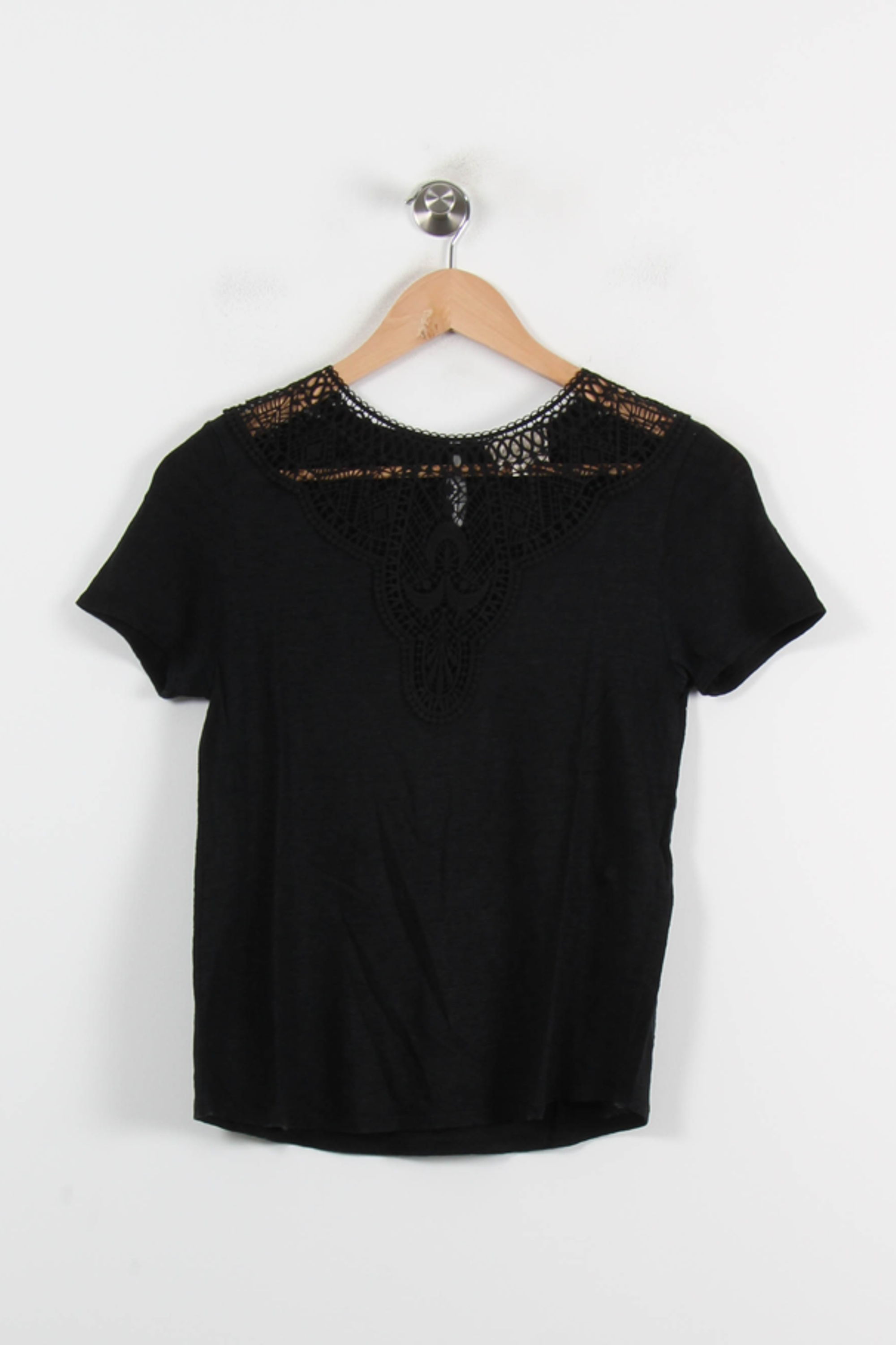 Tommy Badge T-shirt SEZANE - Seconde main Black