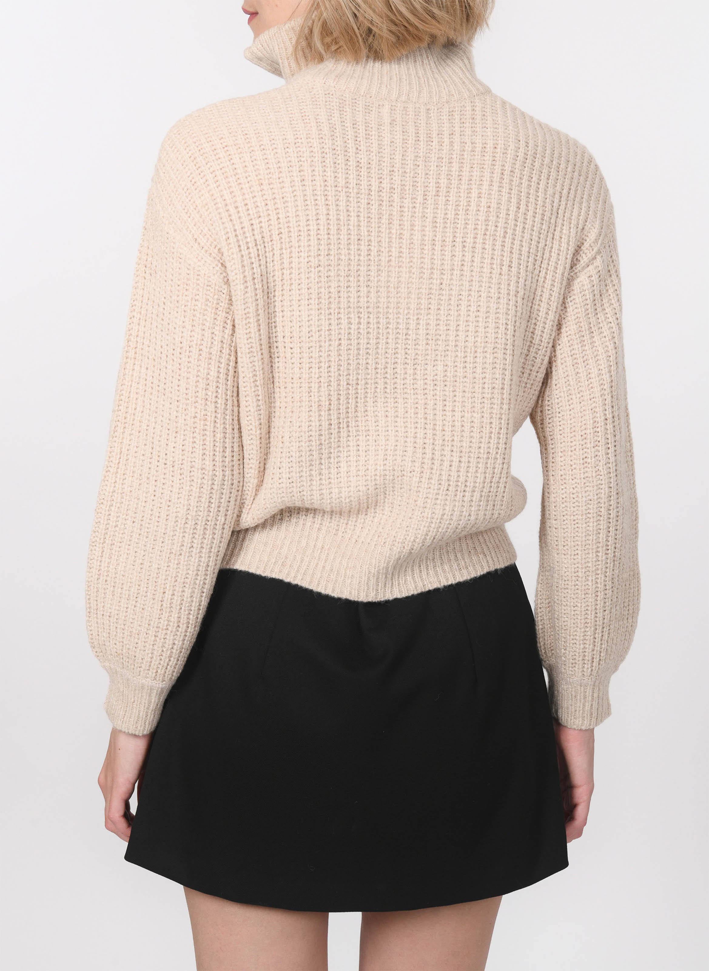 Pull col camionneur  KOOKAI Beige