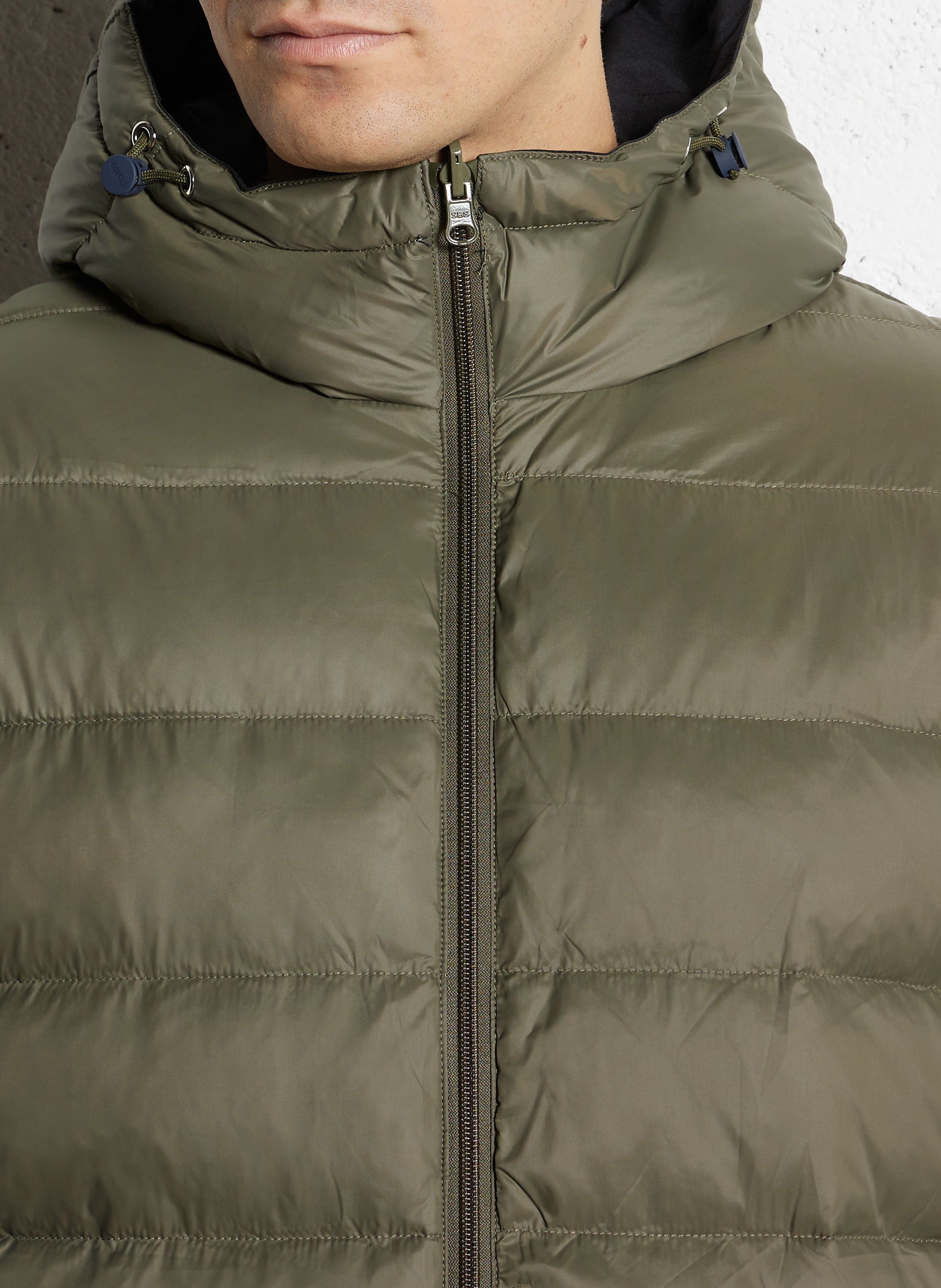 Doudoune longue col montant réversible  FLOTTE Noir