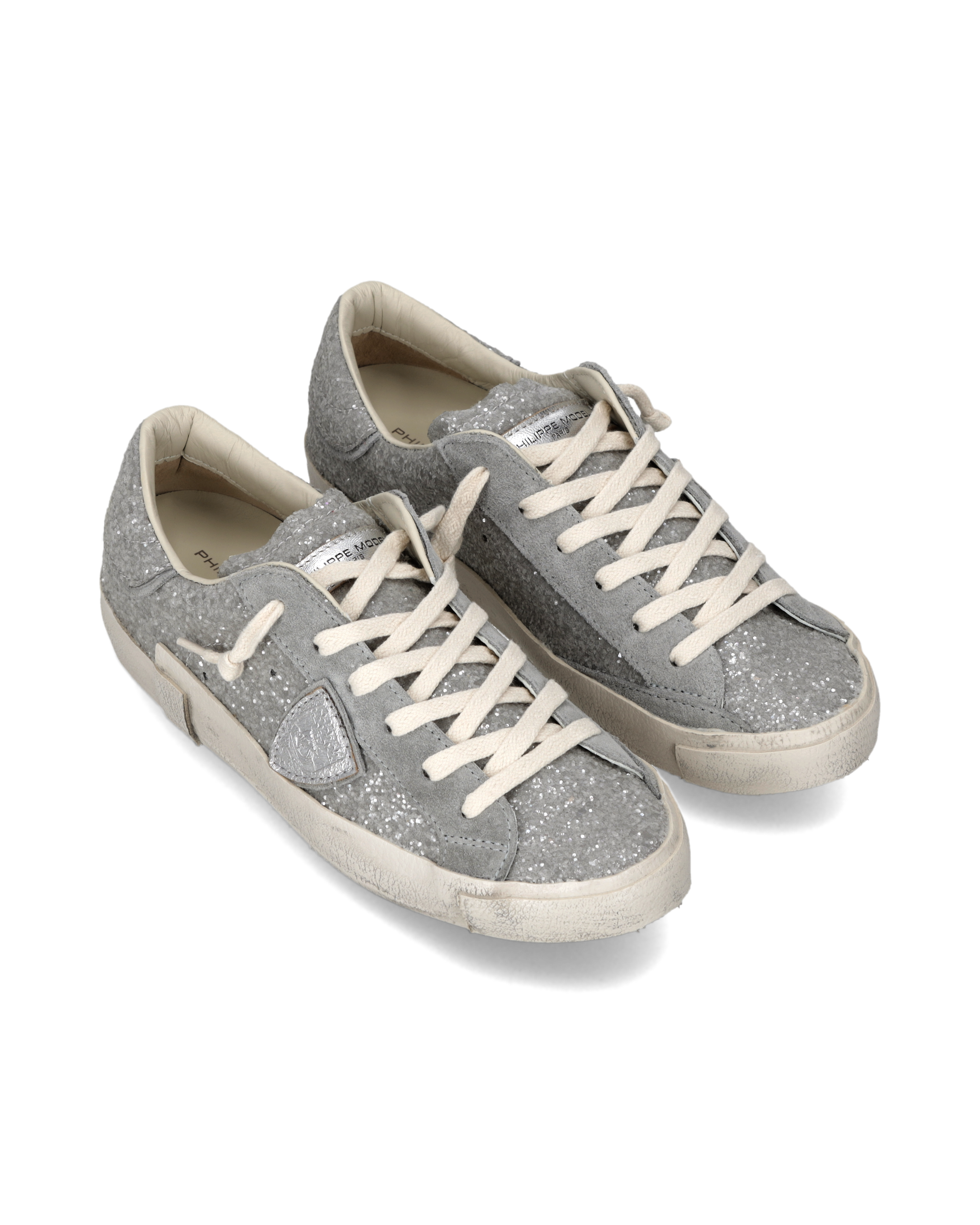 Tennis sneakers. PHILIPPE MODEL Silver
