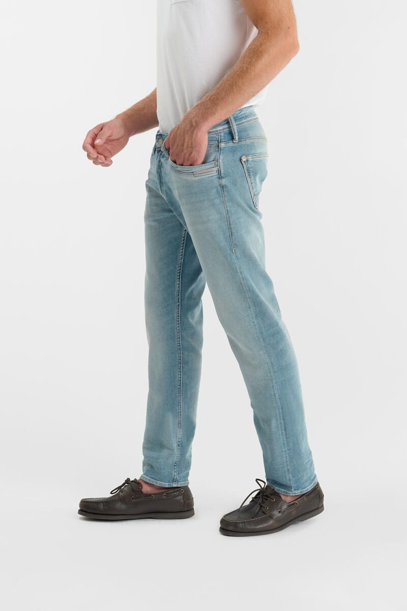 Straight leg jeans, length 34 LE TEMPS DES CERISES Blue