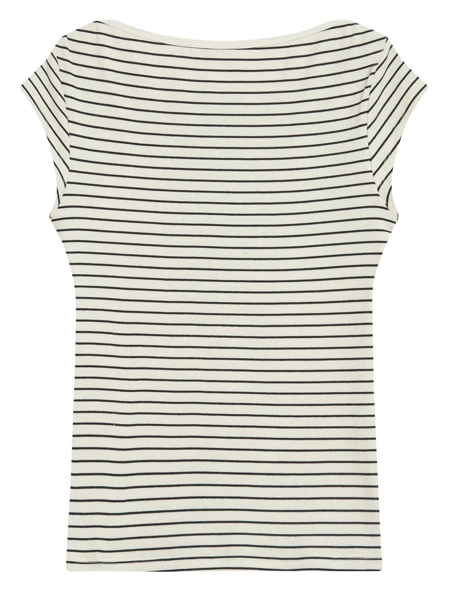 Tee-shirt à rayures col rond GRACE ET MILA Weiss