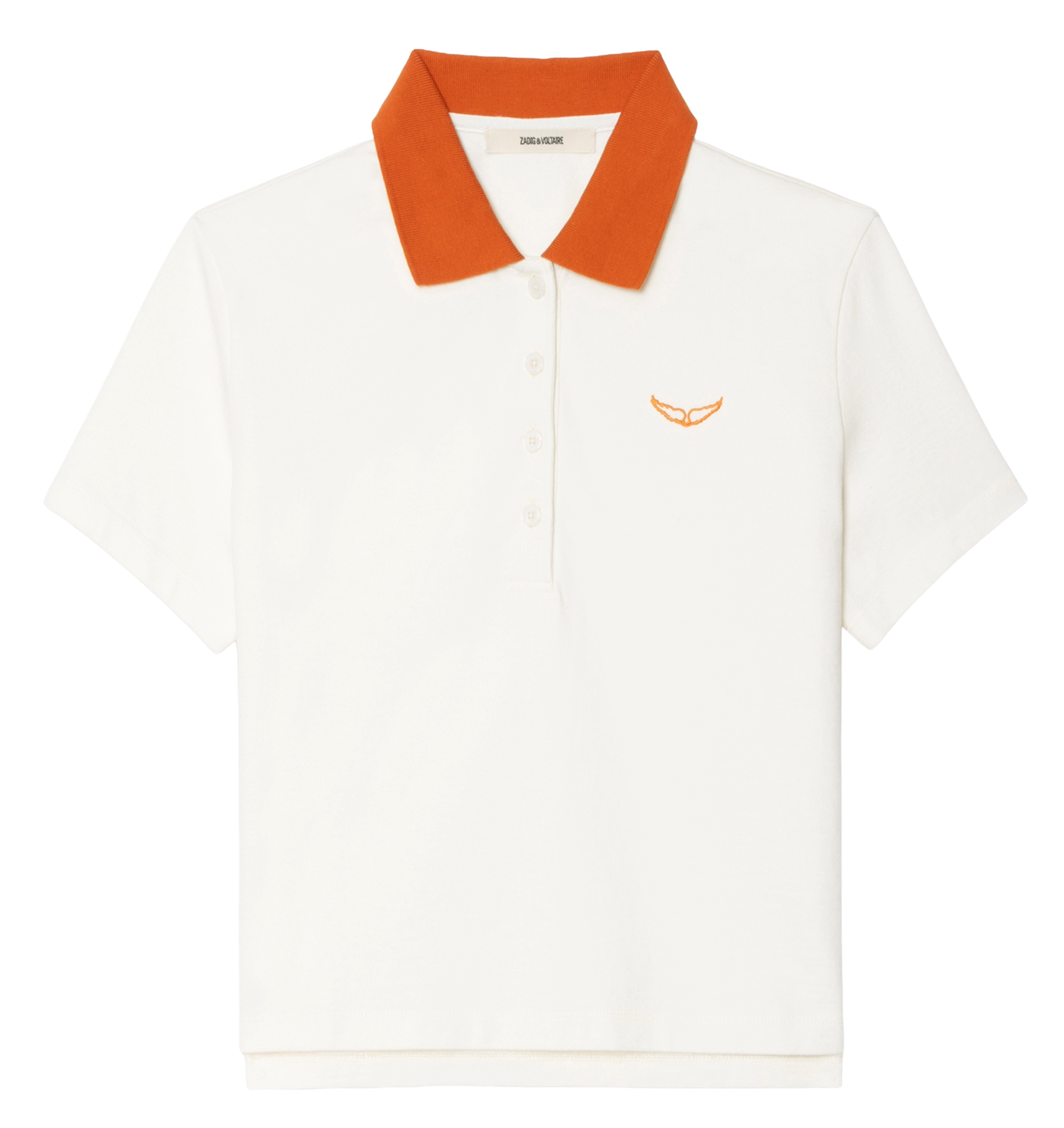 Short organic cotton polo ZADIG&VOLTAIRE Beige