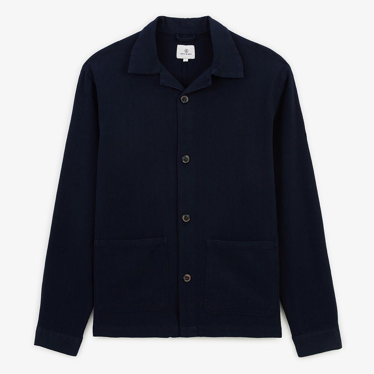 Cotton utility jacket SERGE BLANCO Blue