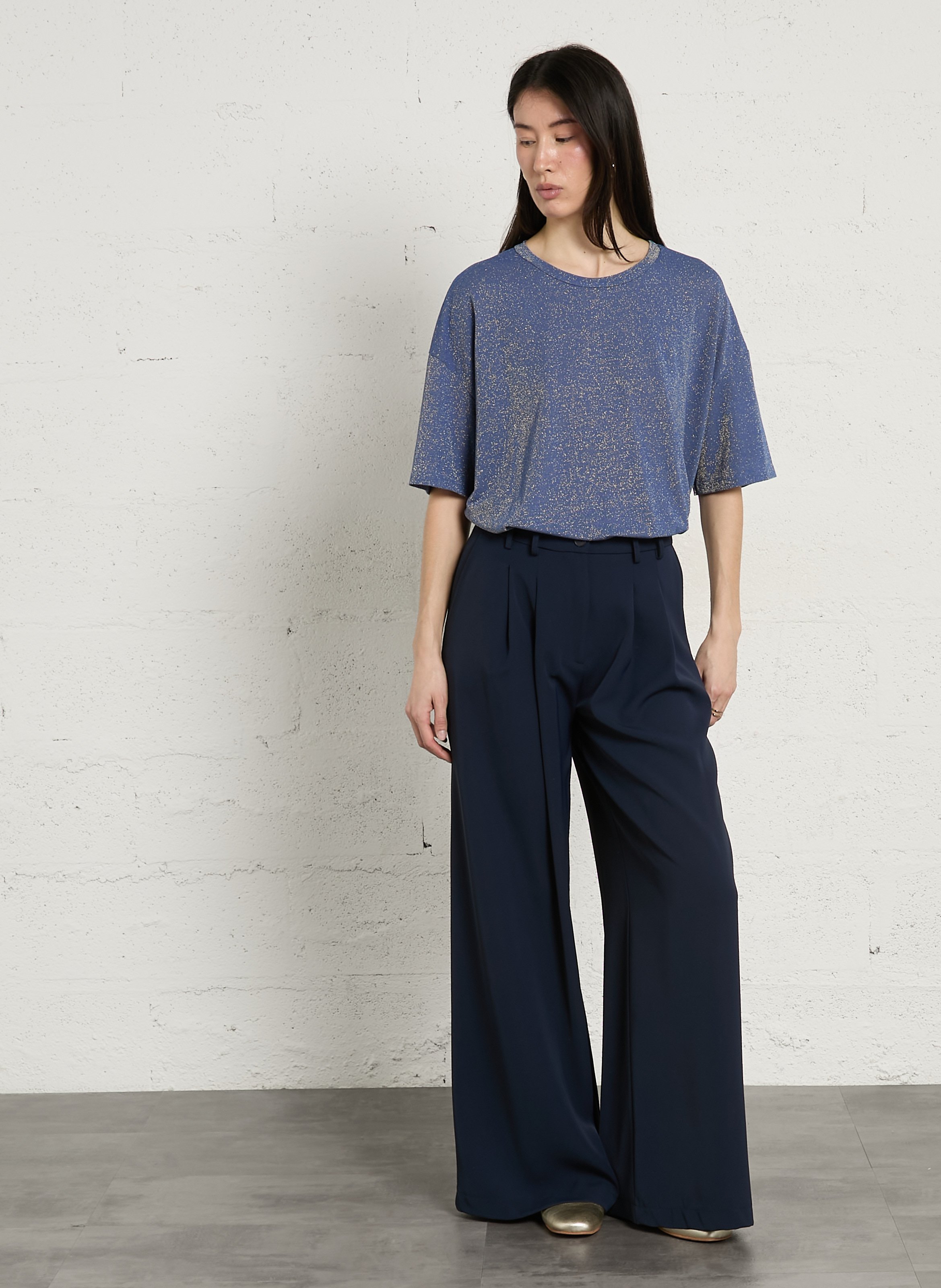 Babies en cuir vernis MELLOW YELLOW Doré