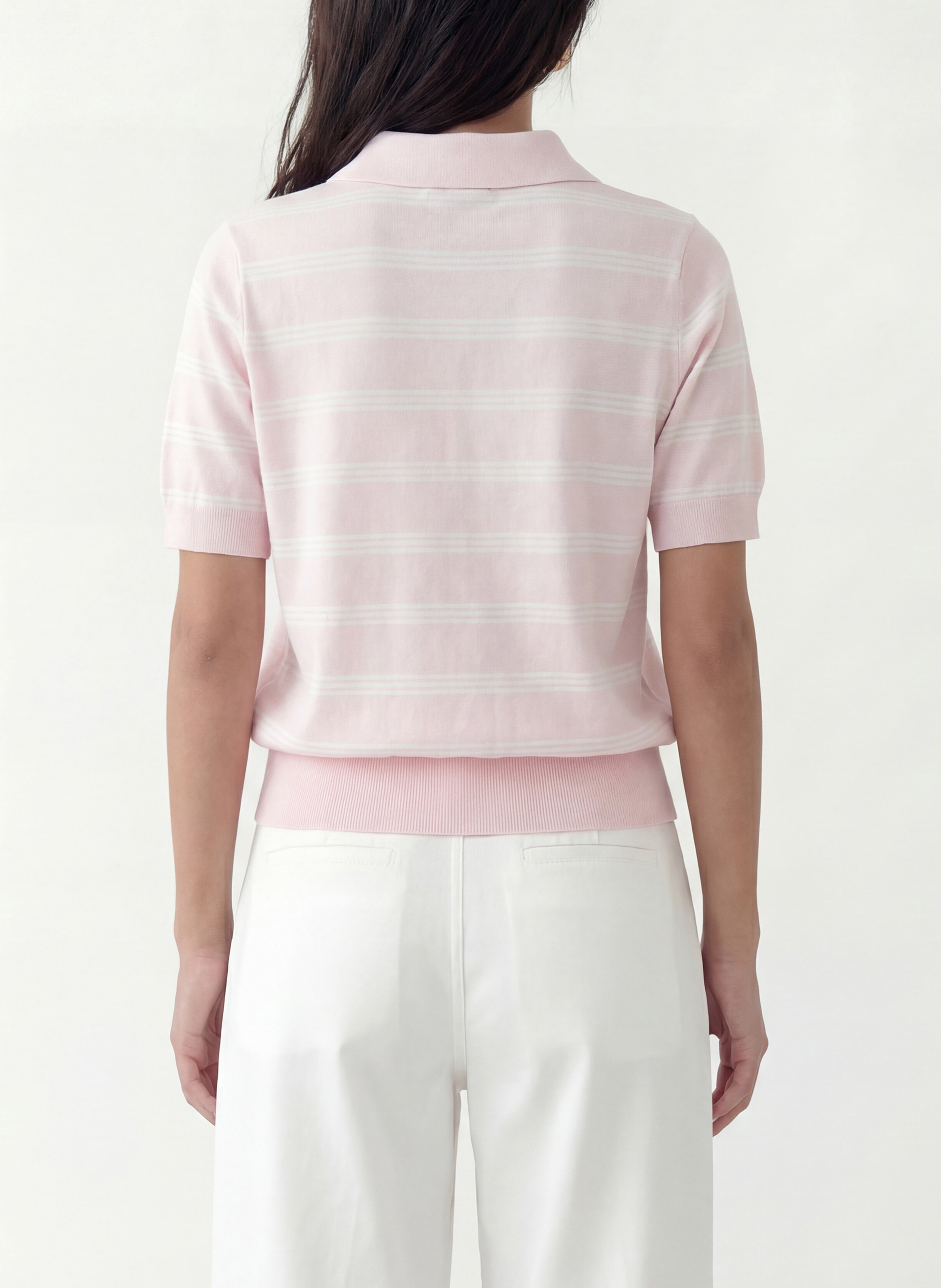 Polo-Stricktop KOOKAI Rosa