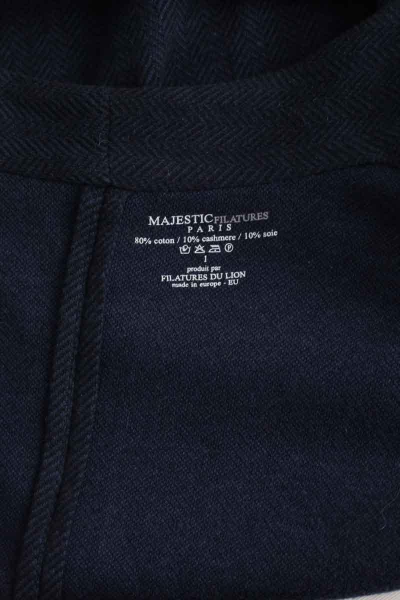 Veste MAJESTIC FILATURES - SECONDE MAIN Bleu
