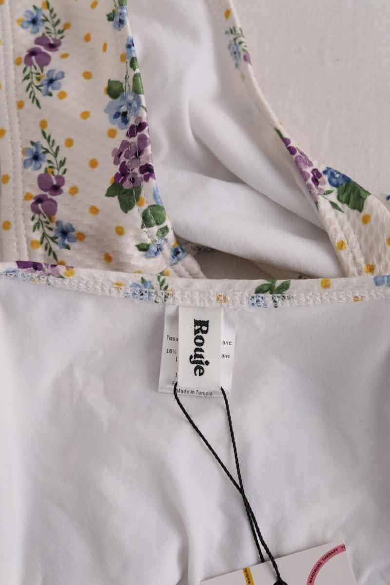 Plain swim shorts ROUJE - Seconde Main White