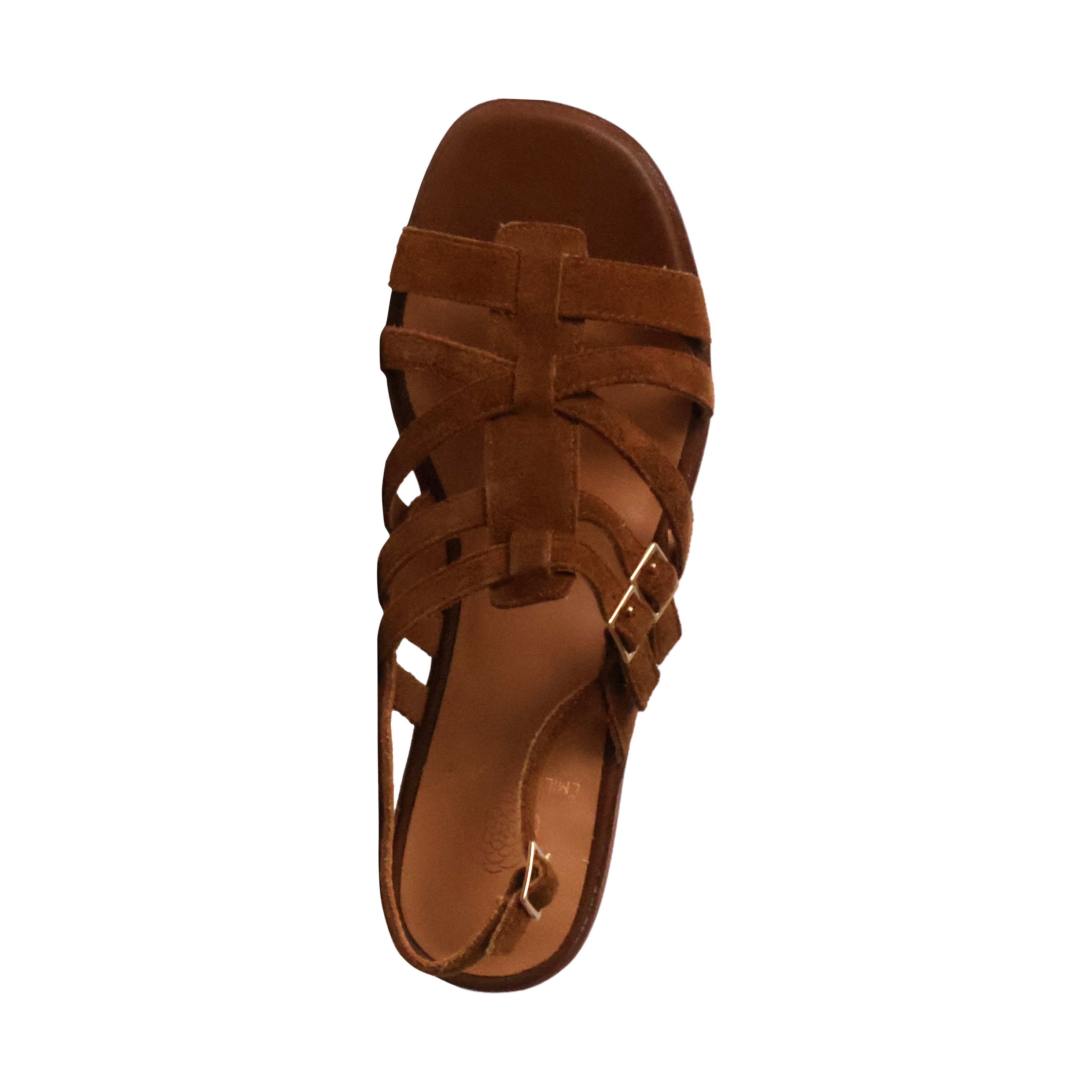 Ariette leather sandals EMILIE KARSTON Brown