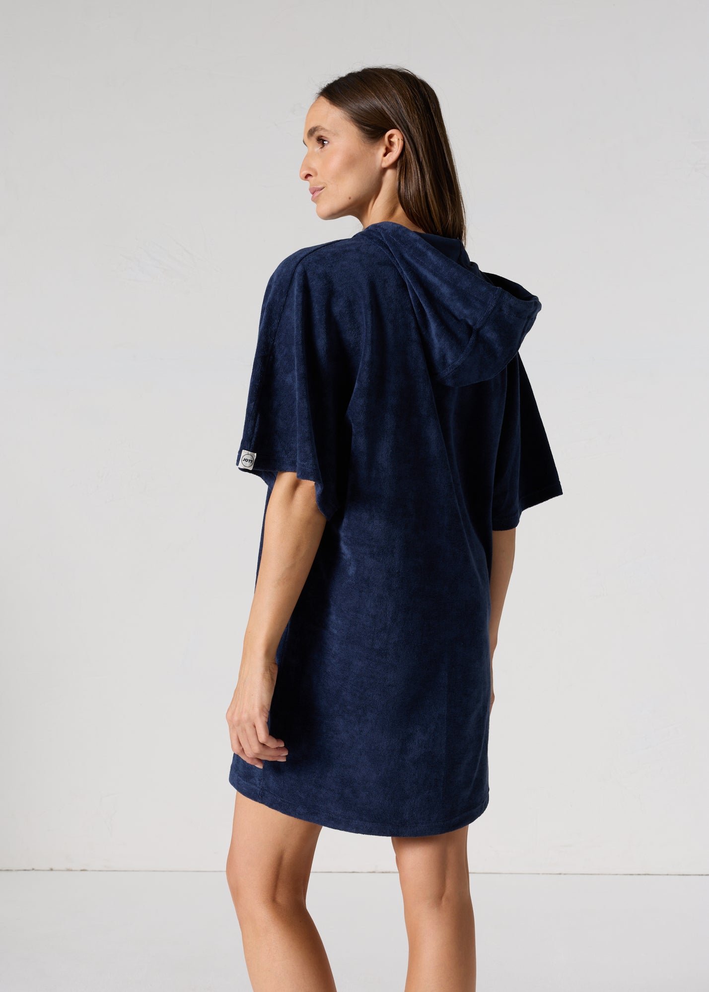 Robe éponge à capuche pearl JOTT Bleu