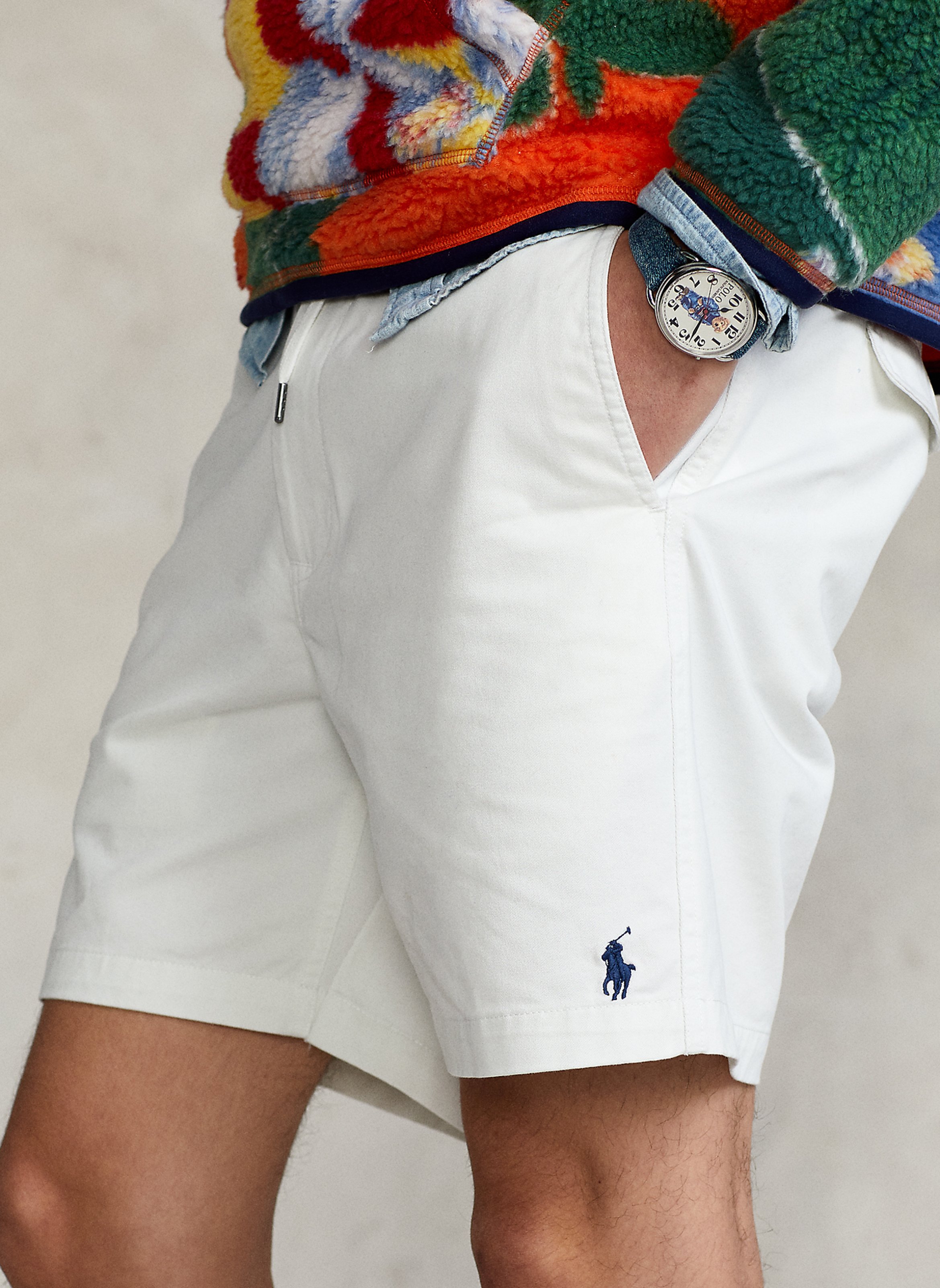 Baumwollshorts POLO RALPH LAUREN Weiss