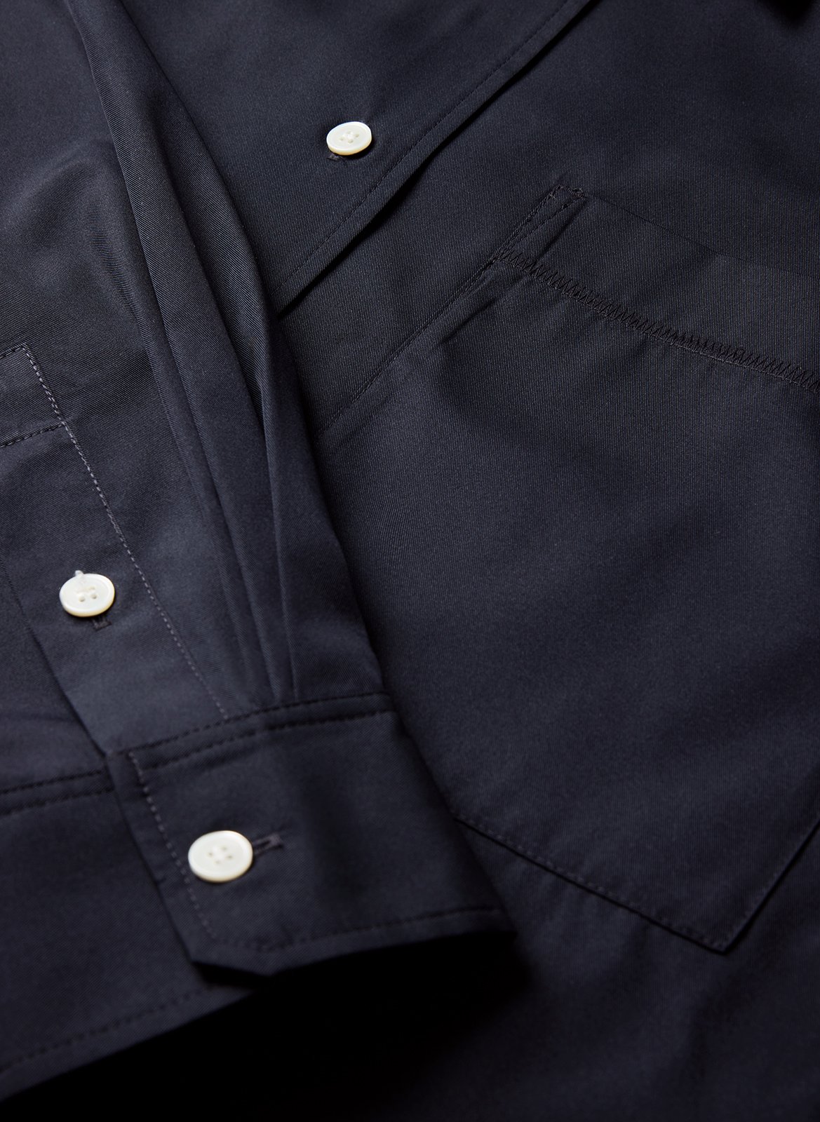 Weite Bluse mit klassischem Kragen SOEUR Blau