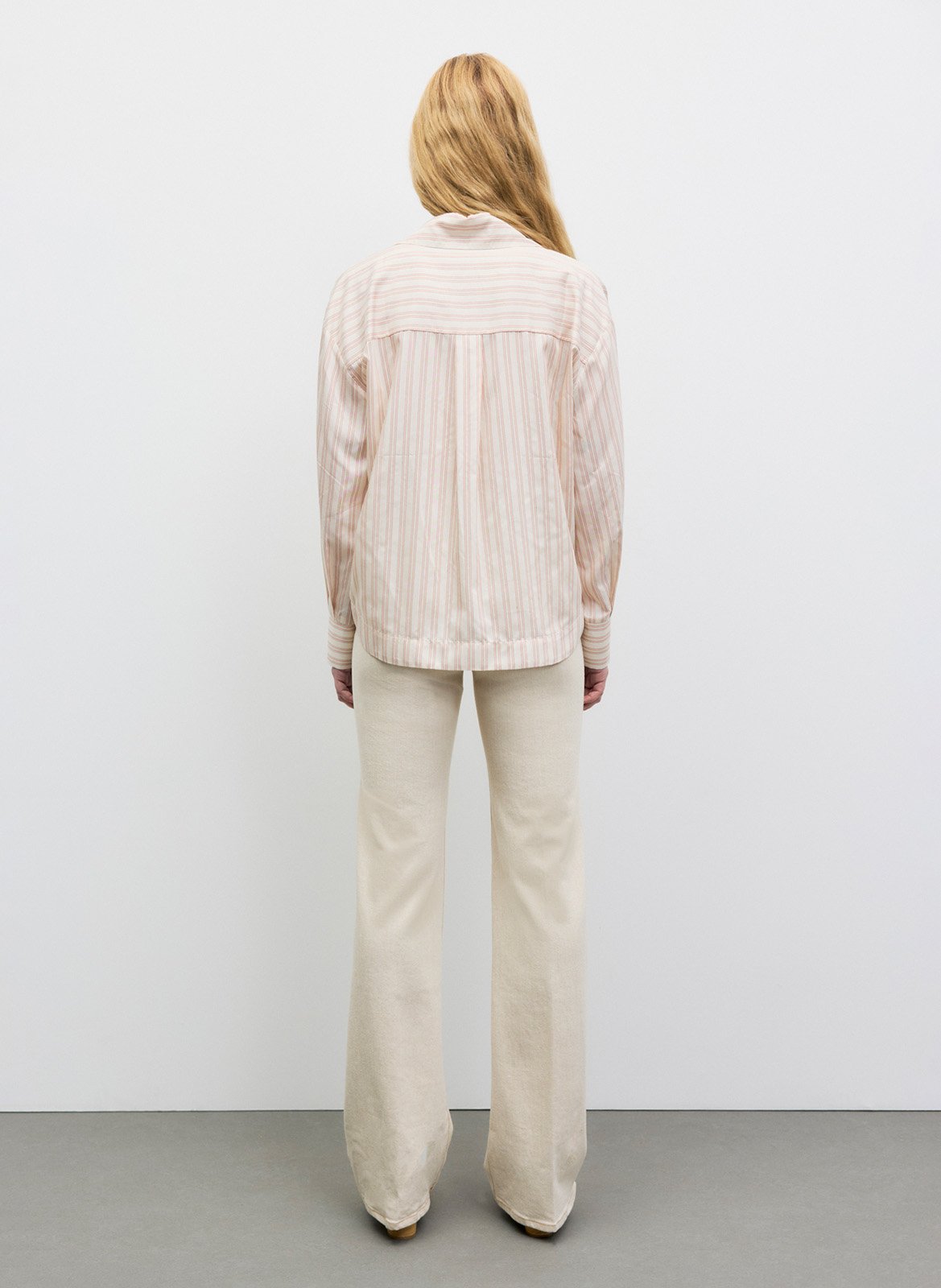 Silk blend straight top GERARD DAREL Red