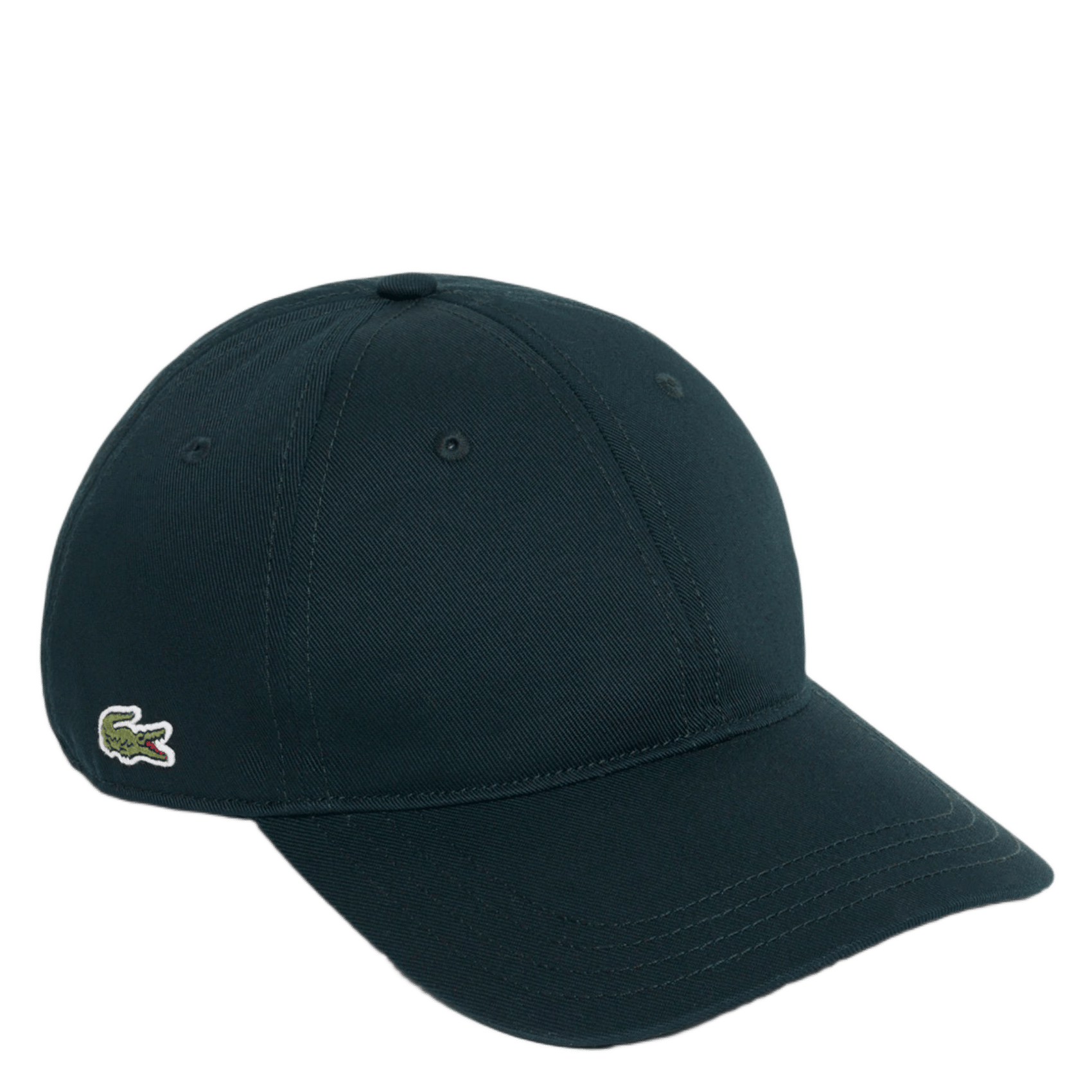 Adjustable embroidered cotton cap  Varech fonce