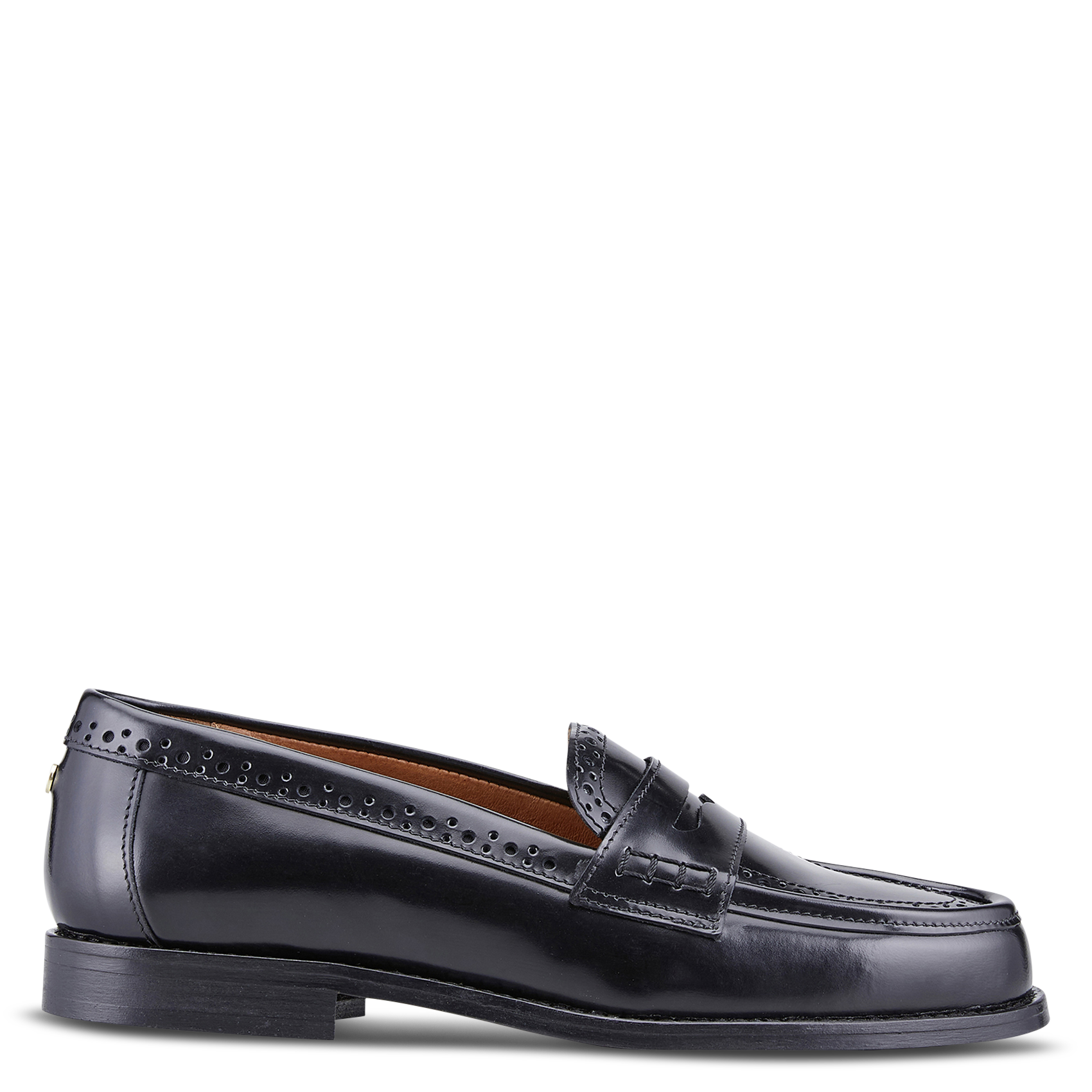 Leather loafers COSMOPARIS Black
