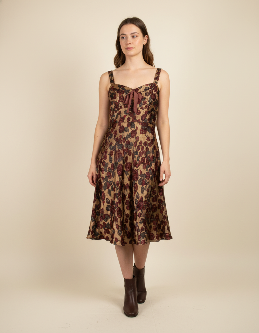 Robe longue TARA JARMON - Seconde Main Multicolore