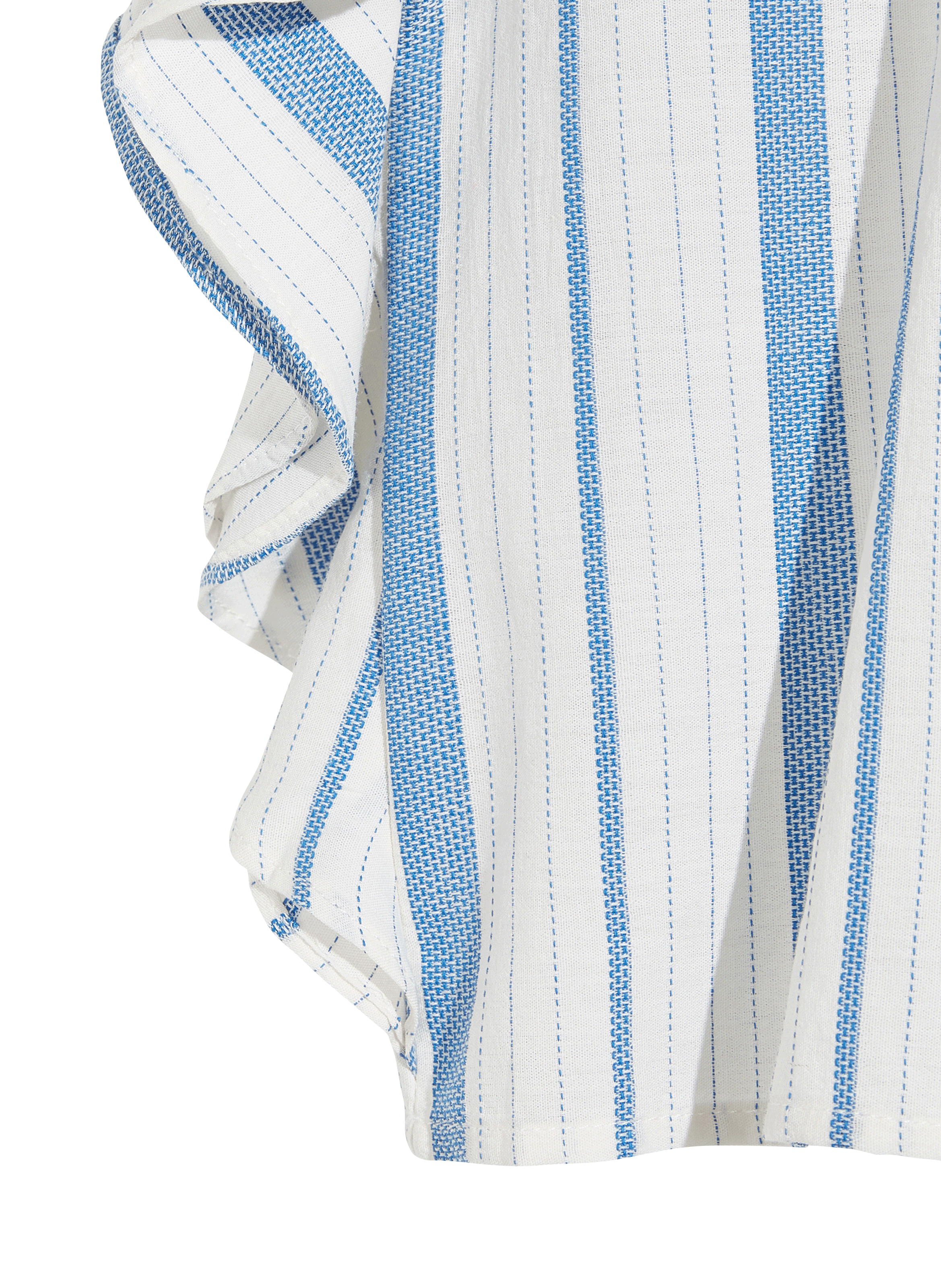 Round-neck cotton blouse BELLEROSE Blue